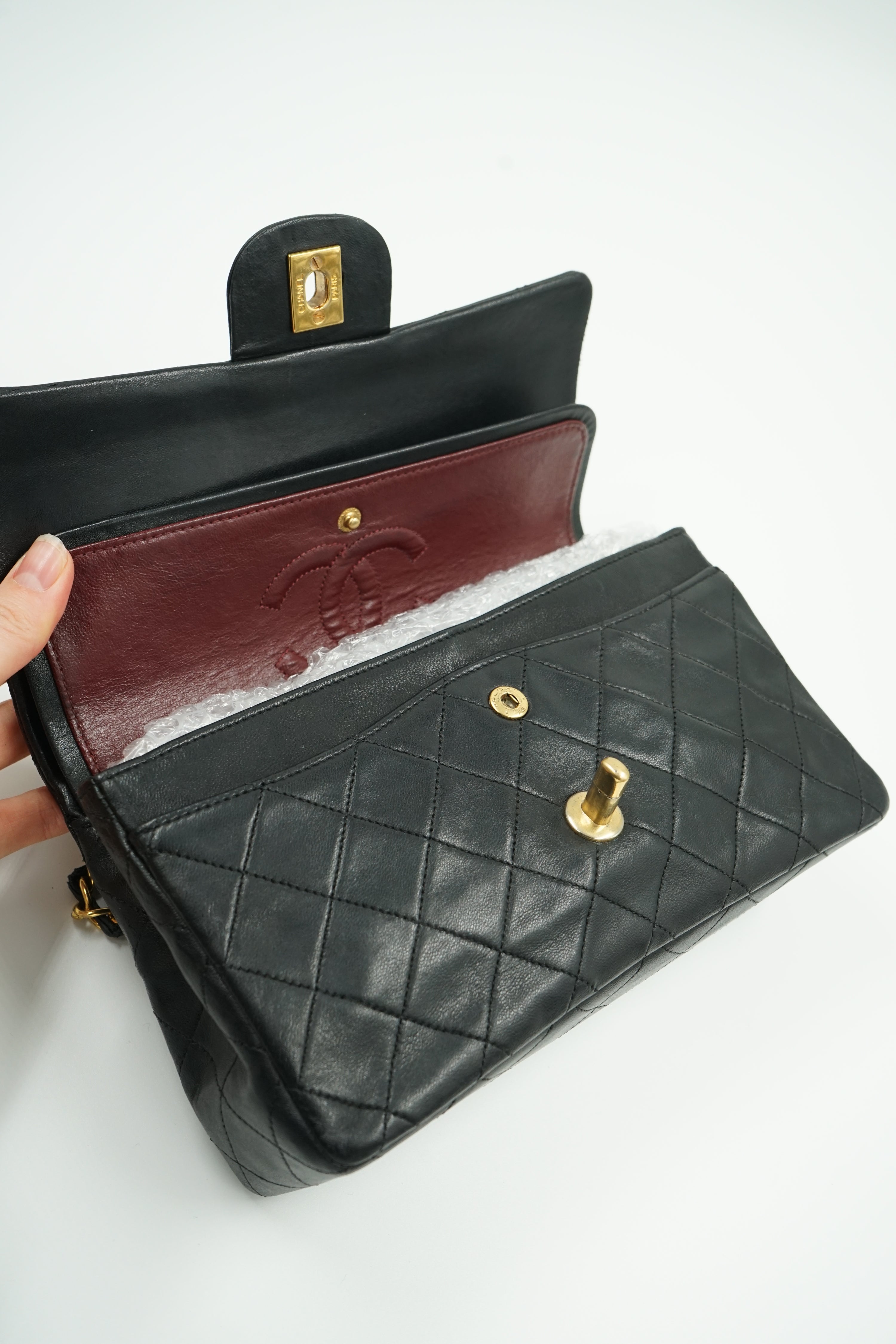 Chanel Small Classic Double Flap Bag Black