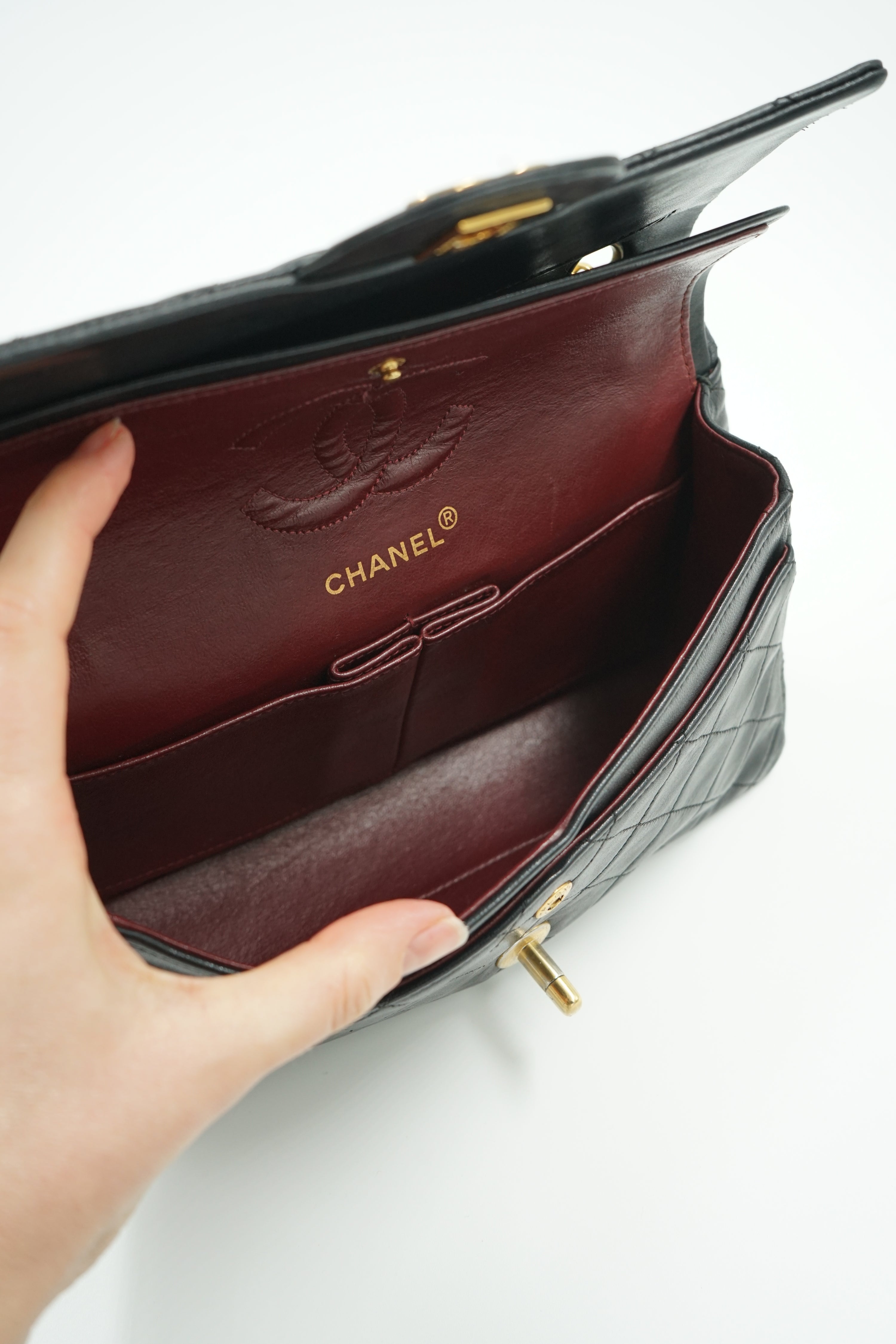 Chanel Small Classic Double Flap Bag Black