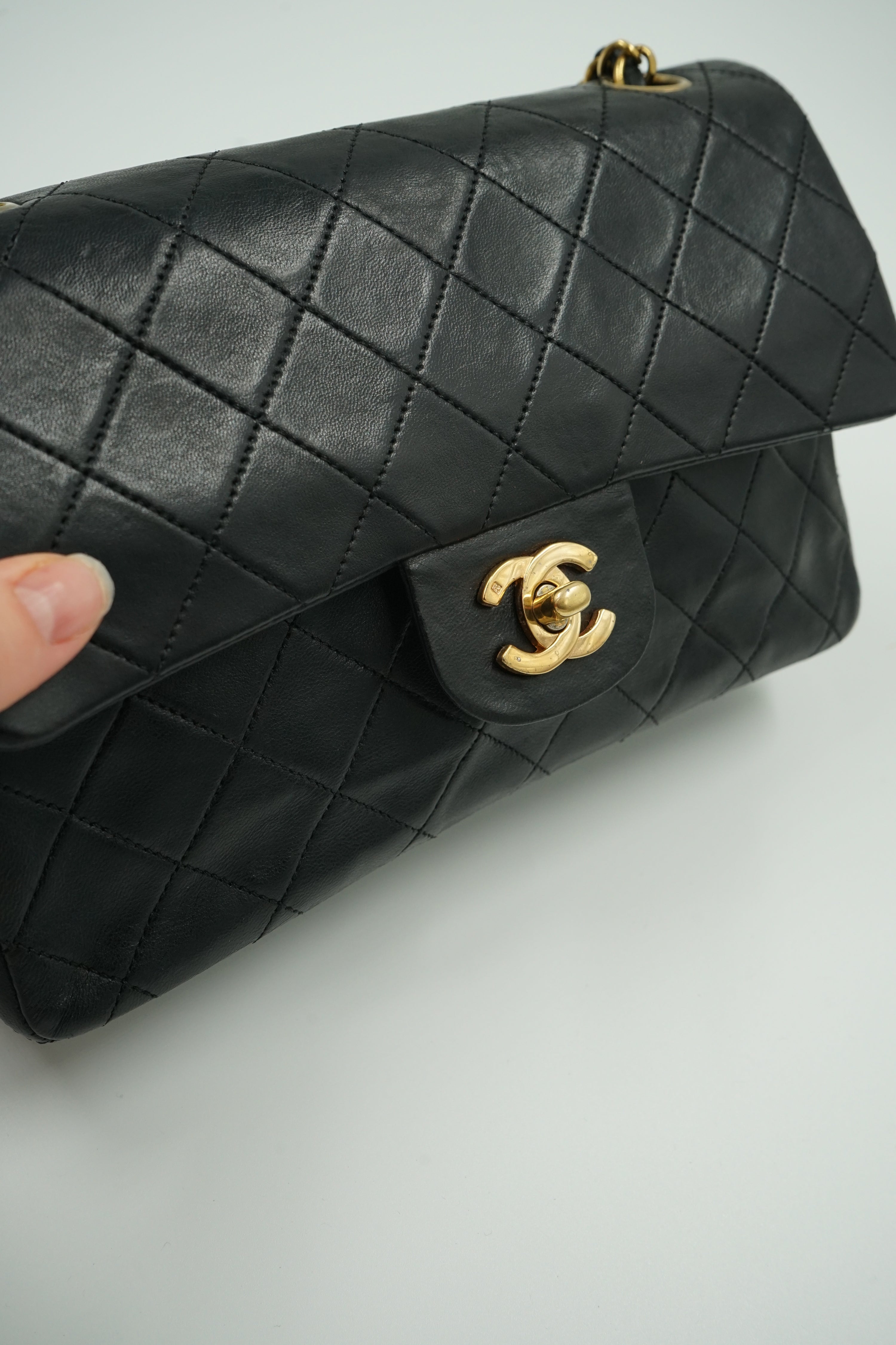 Chanel Small Classic Double Flap Bag Black