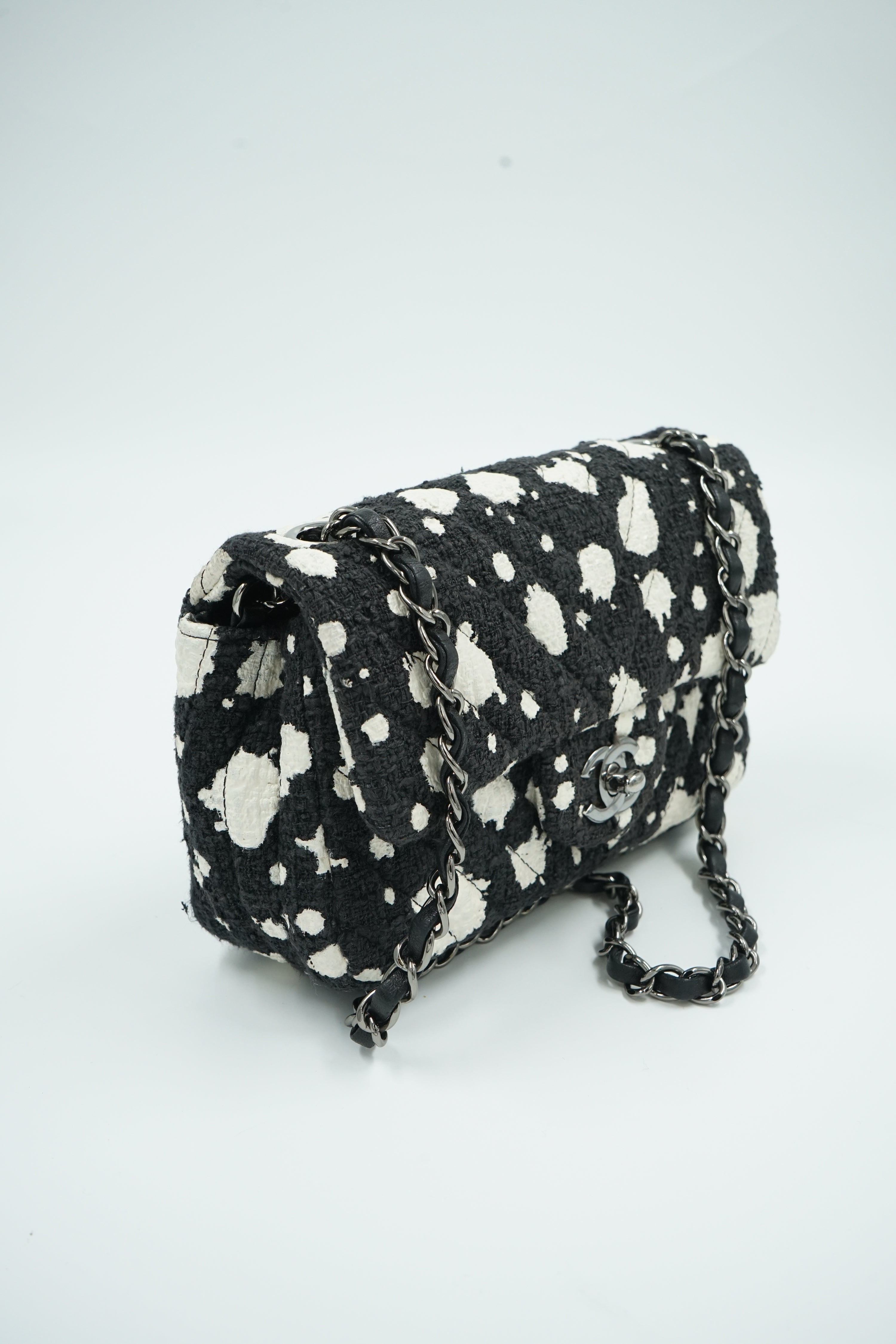 Chanel Paint Splatter Tweed Bag