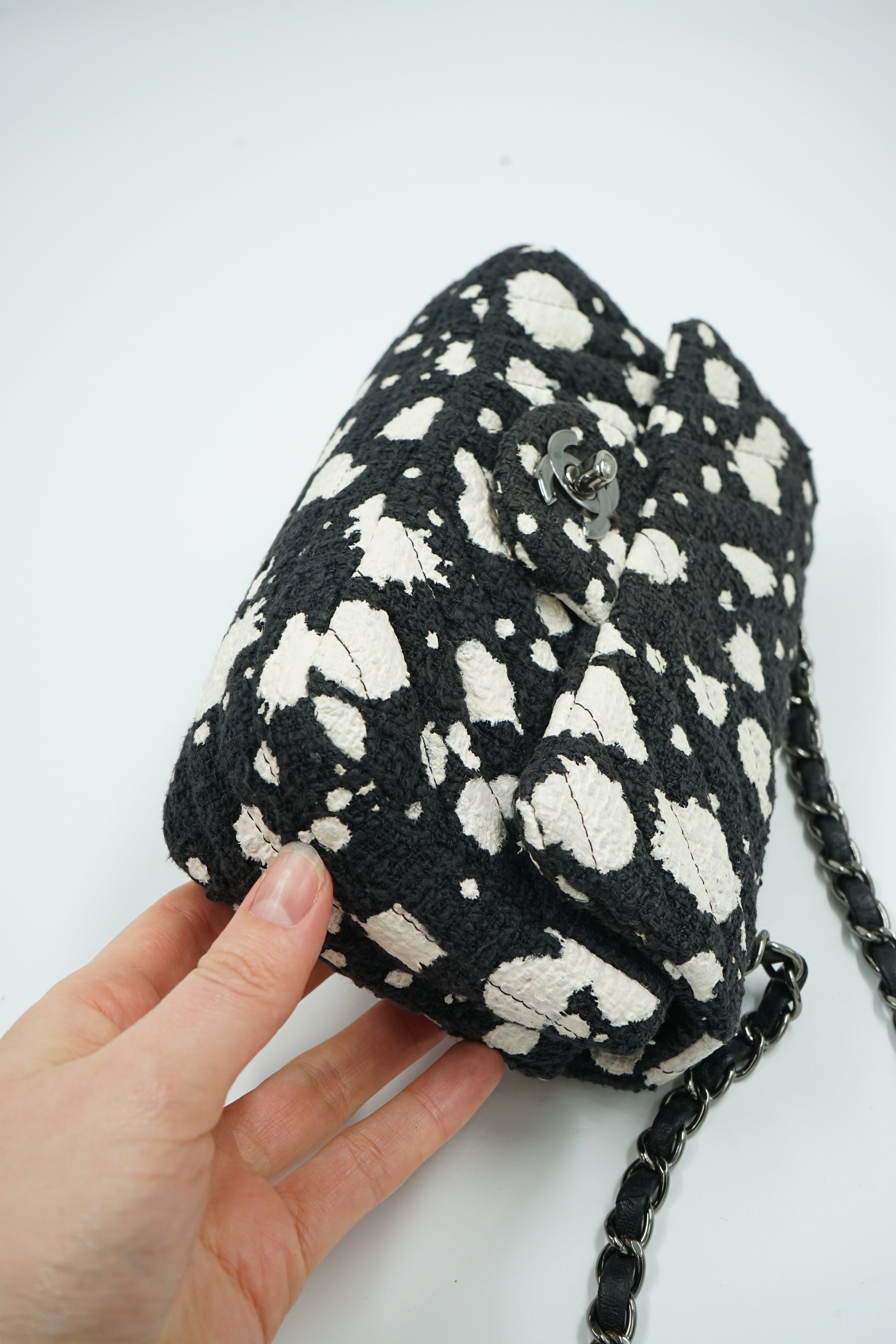 Chanel Paint Splatter Tweed Bag