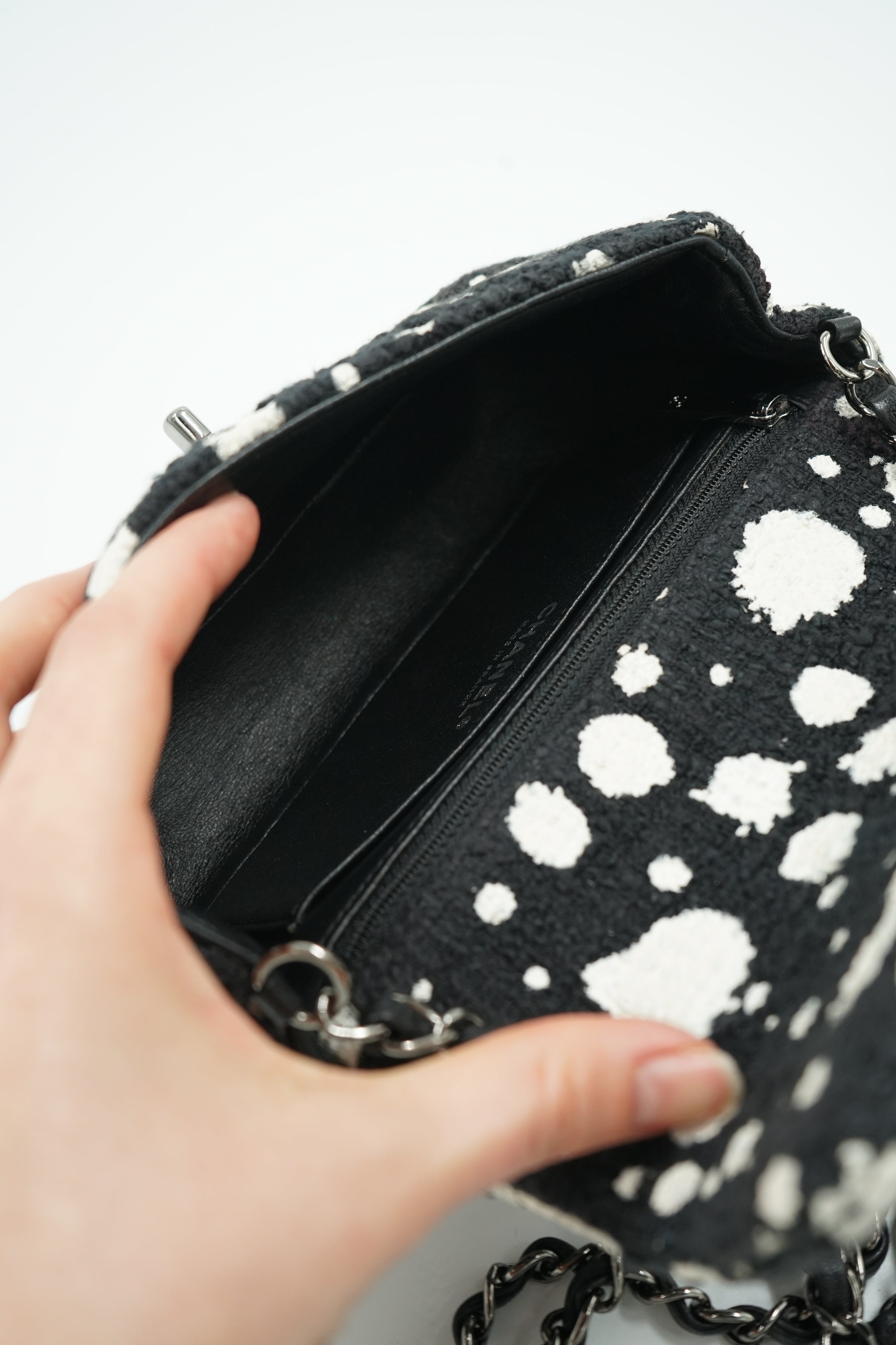 Chanel Paint Splatter Tweed Bag