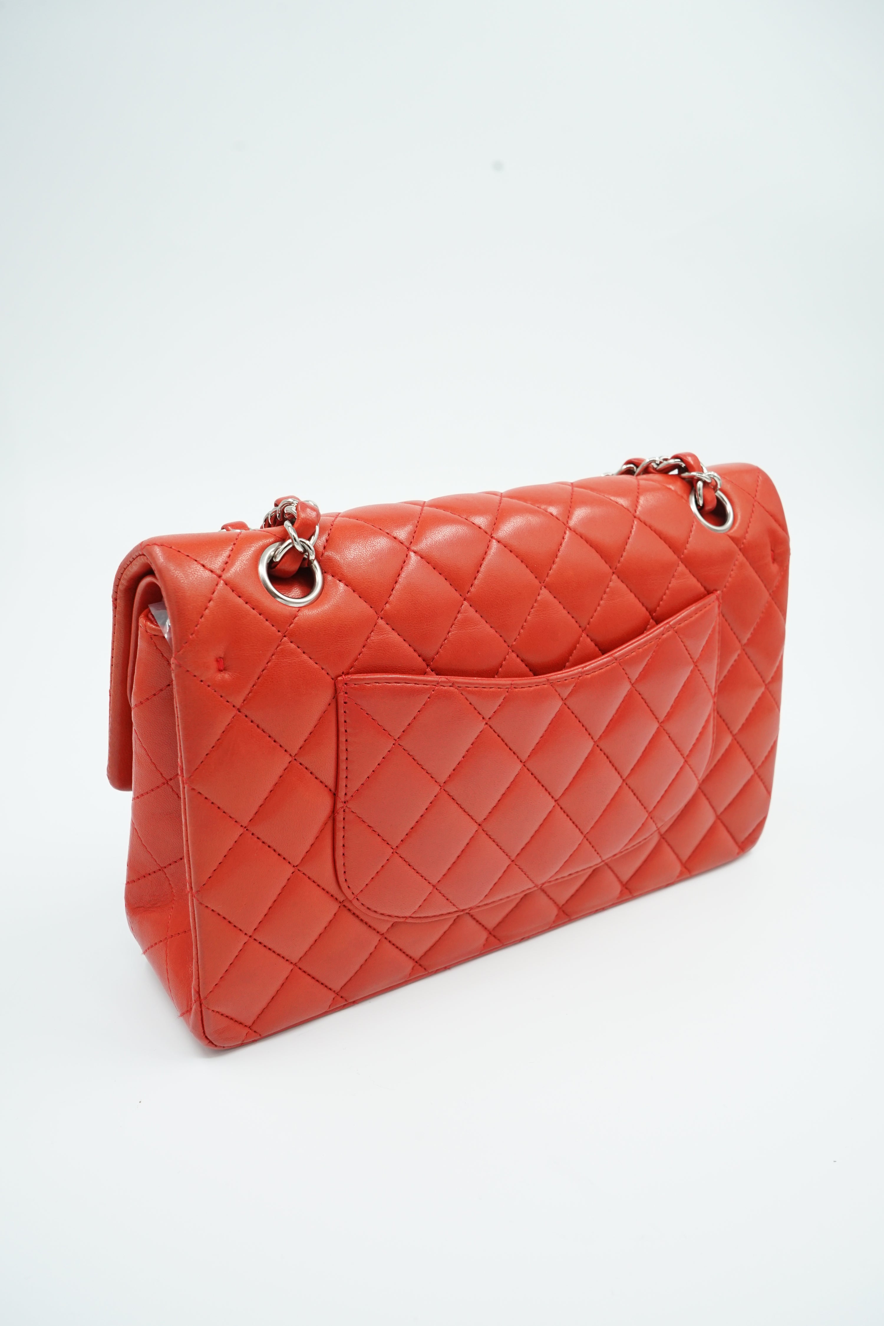 Chanel Red Medium Double Flap Bag