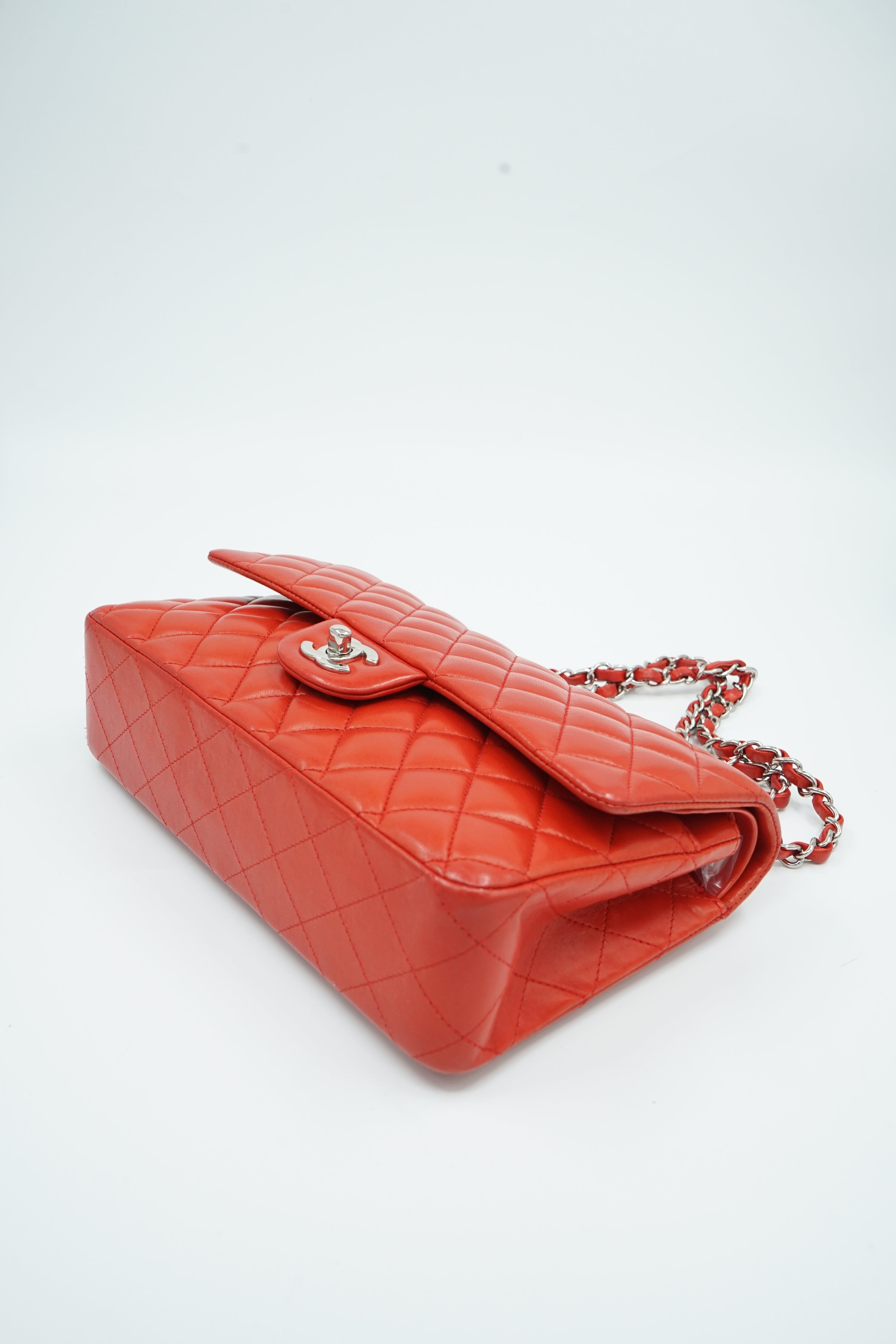 Chanel Red Medium Double Flap Bag