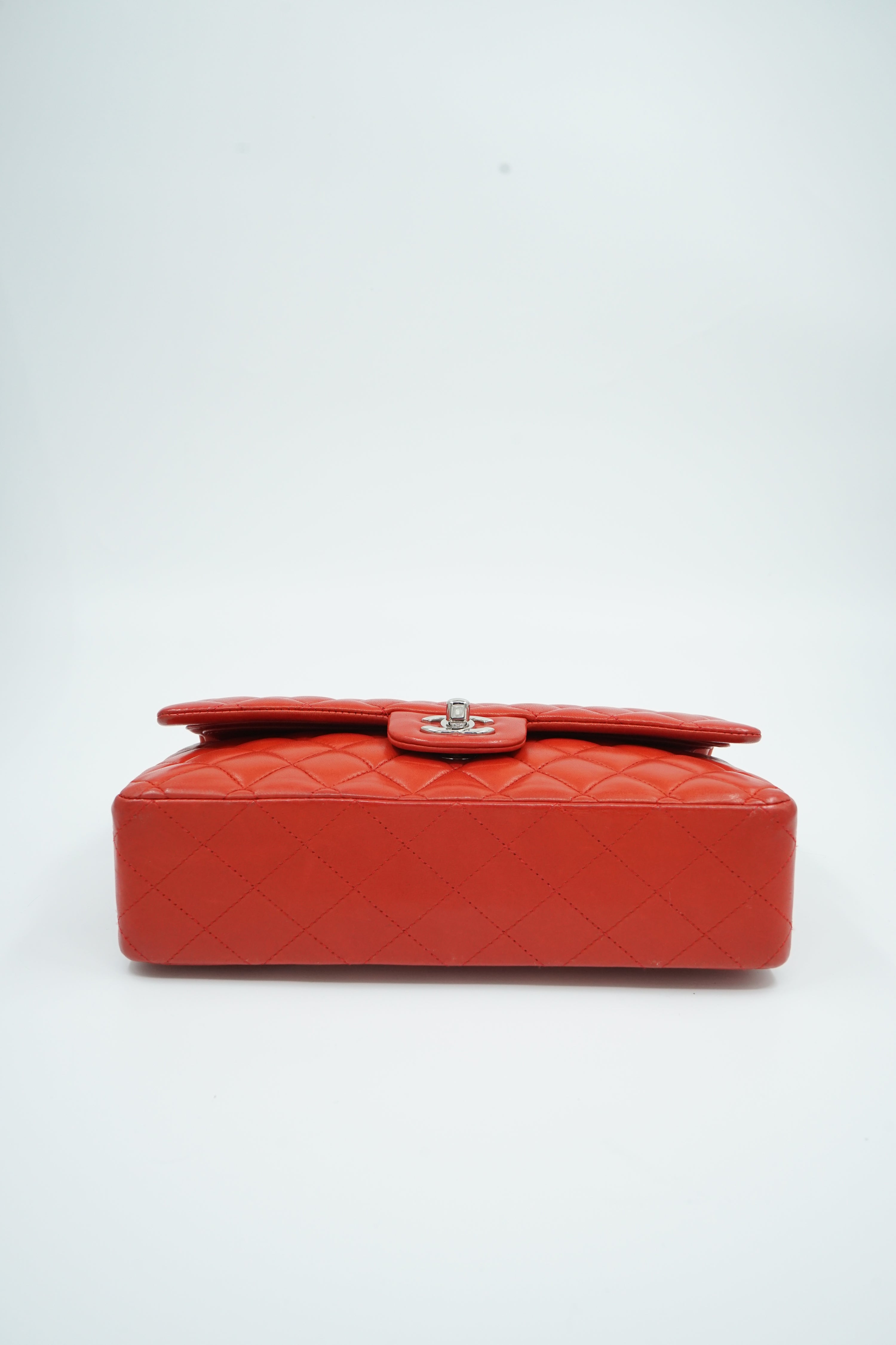 Chanel Red Medium Double Flap Bag