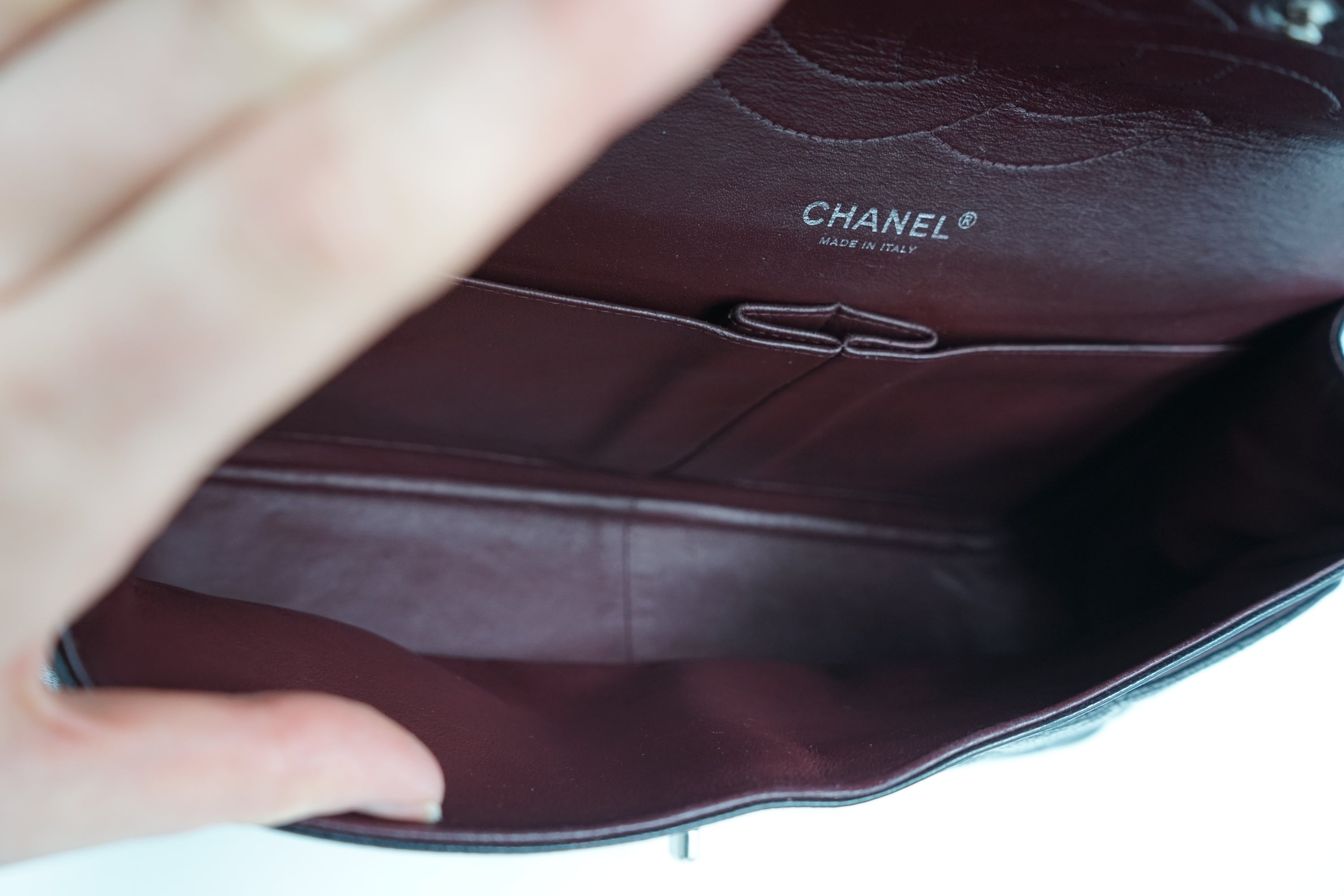 Chanel Jumbo Double Flap Bag Caviar Leather Black