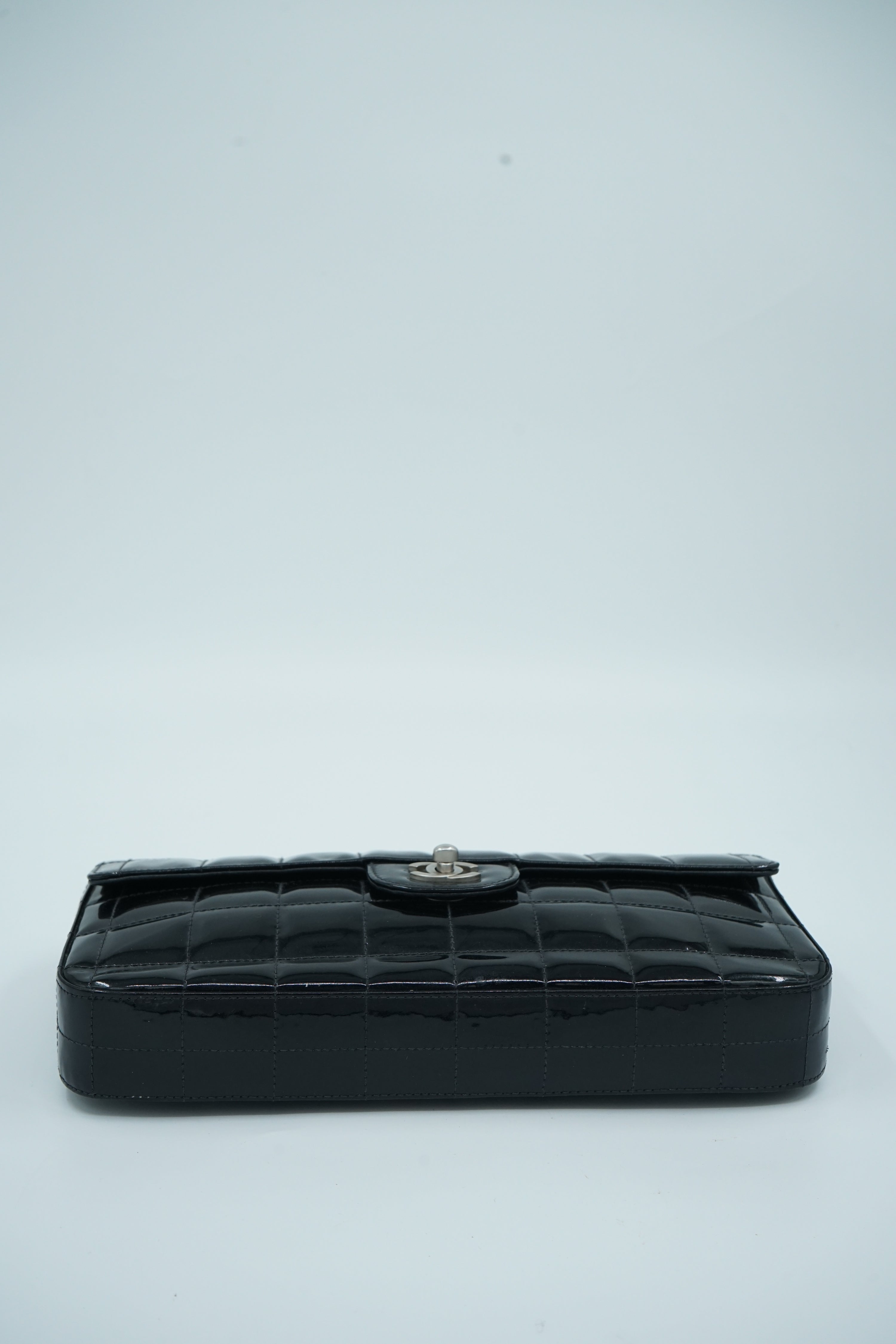 Chanel East West Black Patent Leather