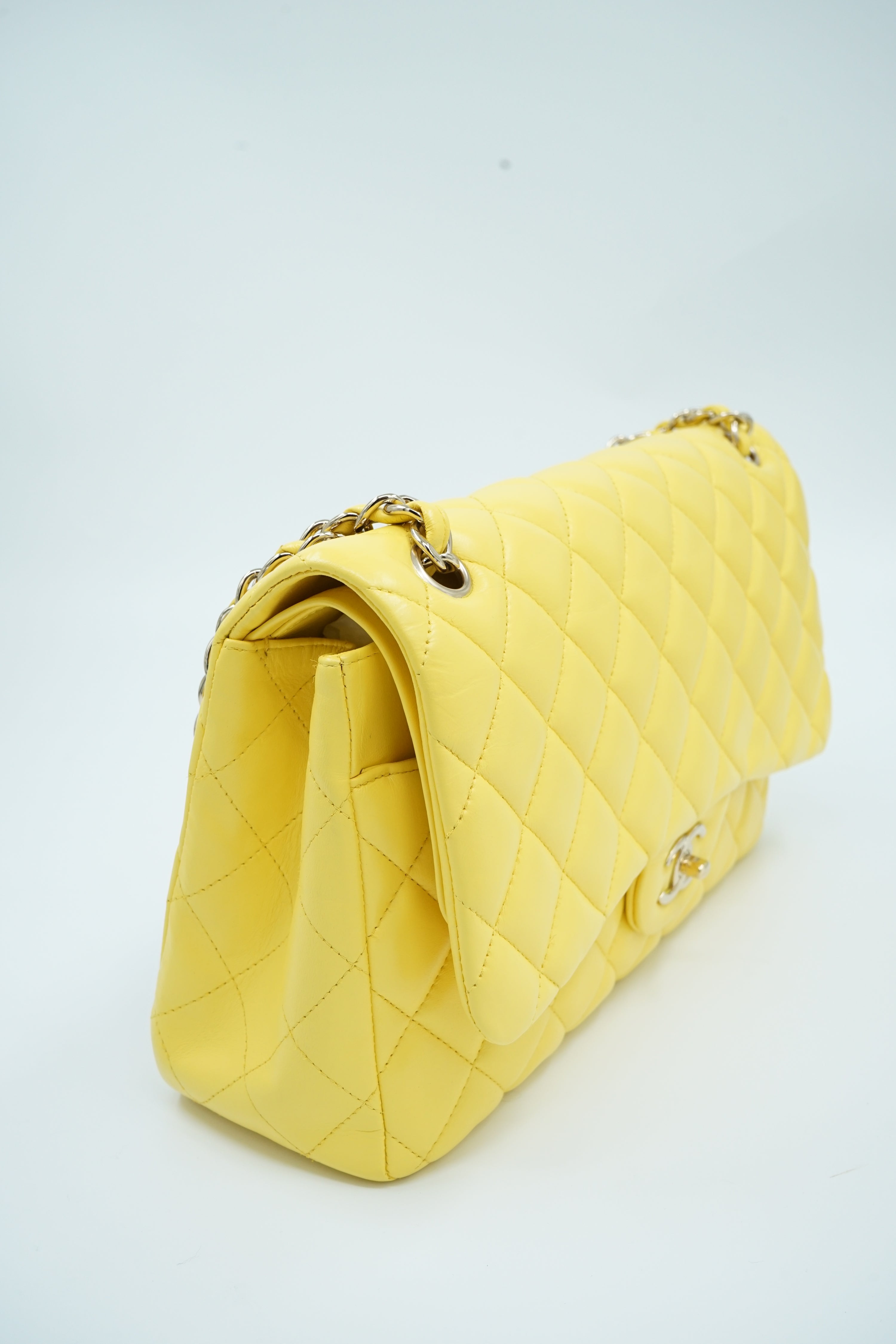 Chanel Jumbo Double Flap Bag Yellow