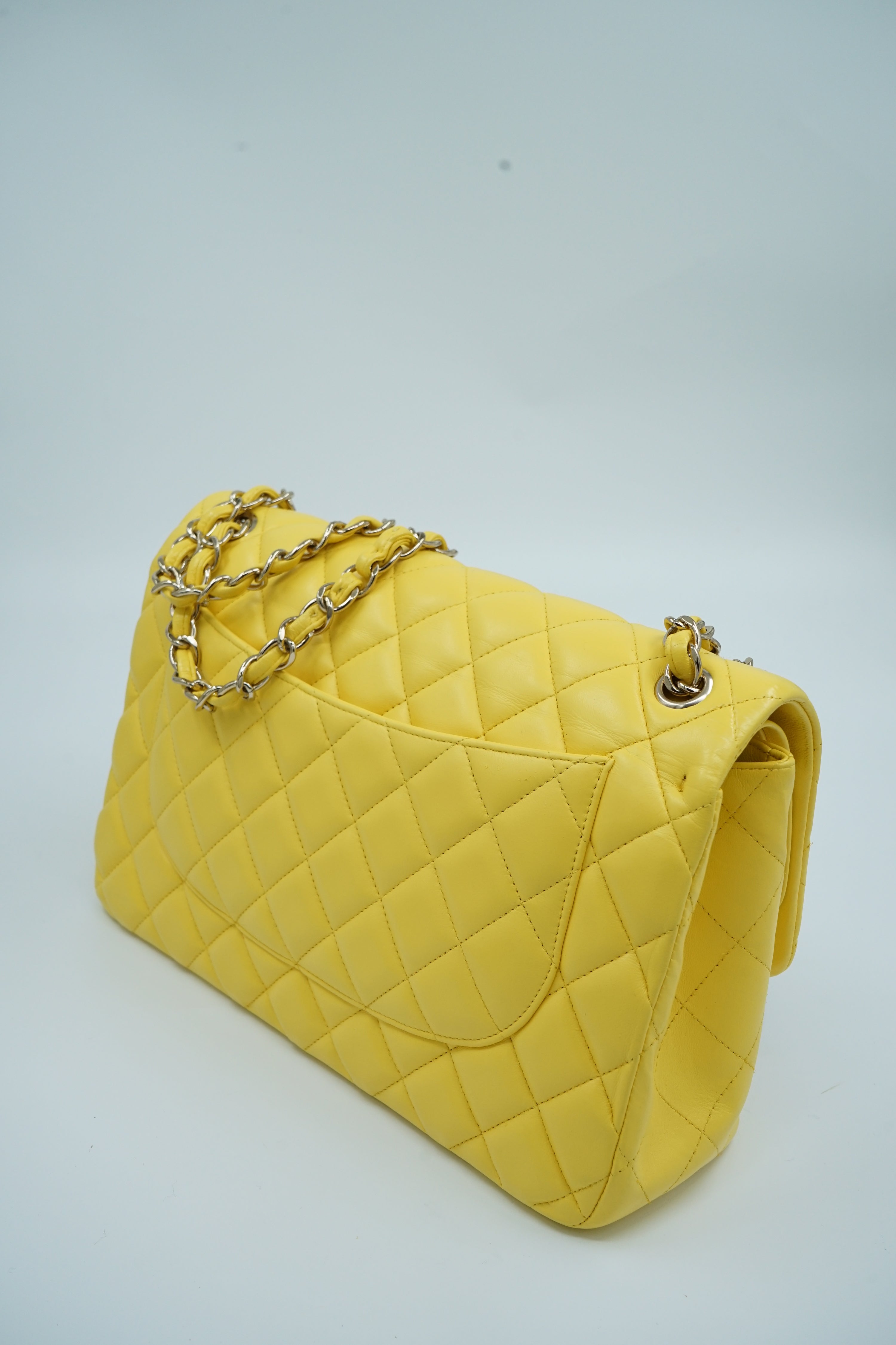 Chanel Jumbo Double Flap Bag Yellow