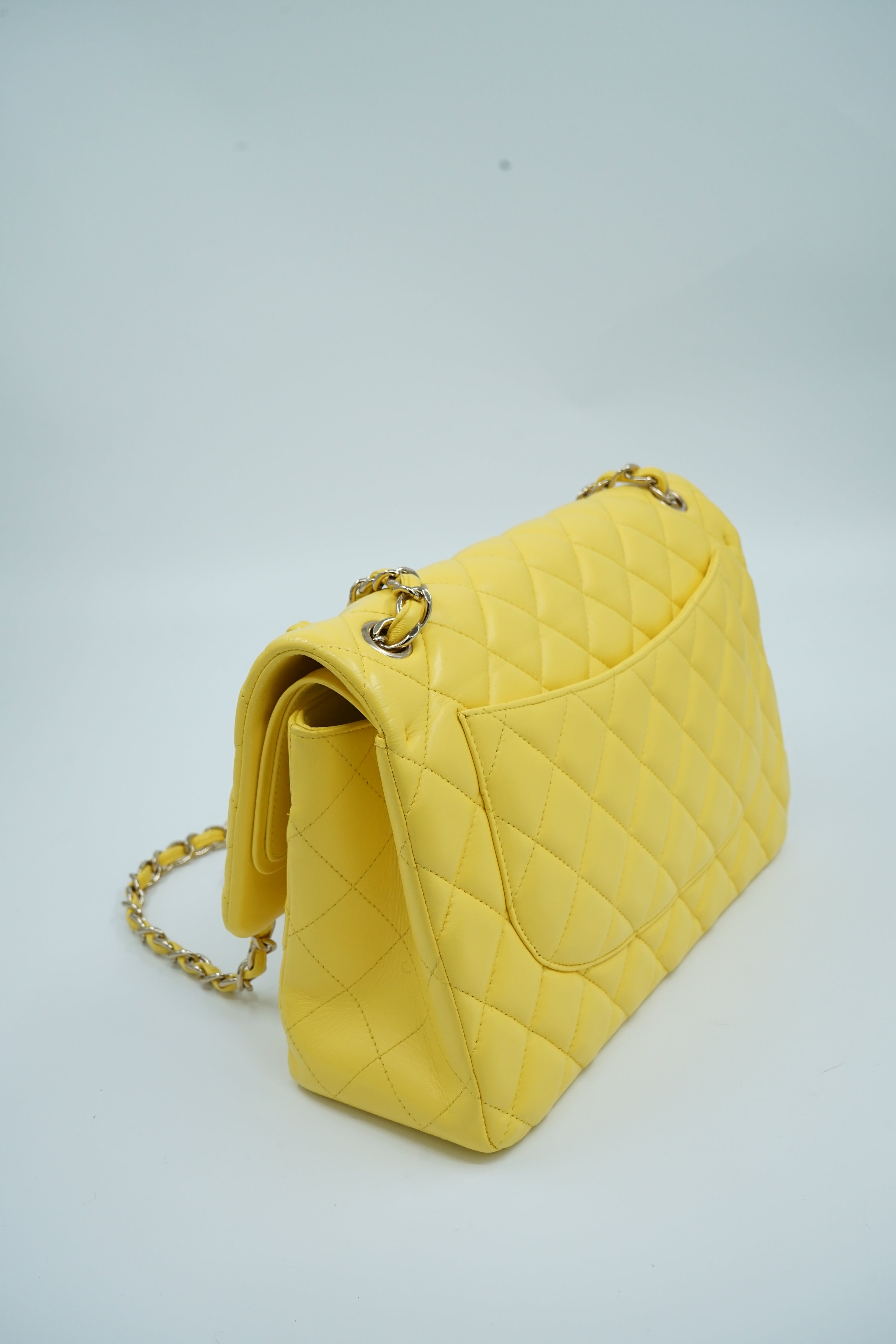 Chanel Jumbo Double Flap Bag Yellow