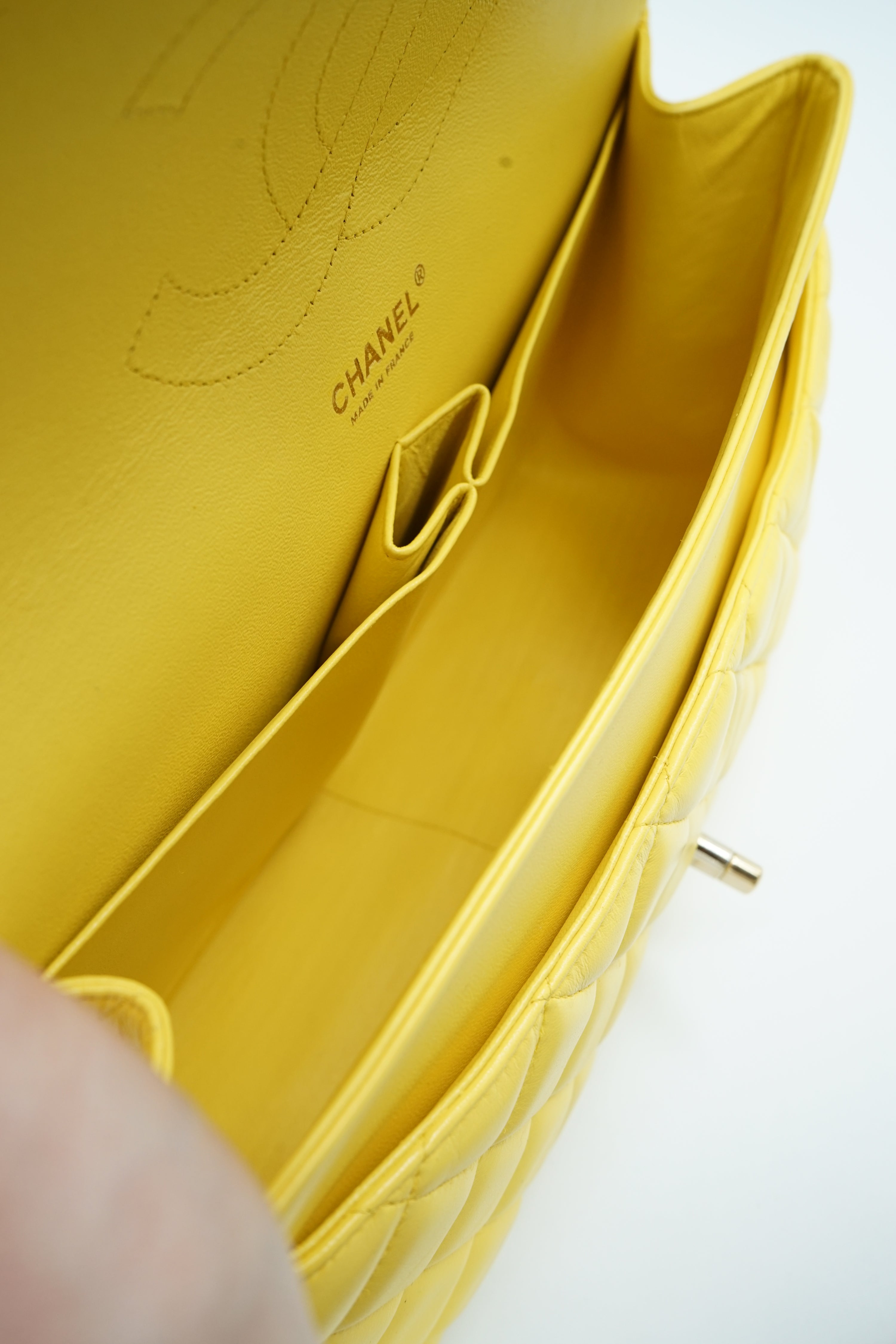 Chanel Jumbo Double Flap Bag Yellow
