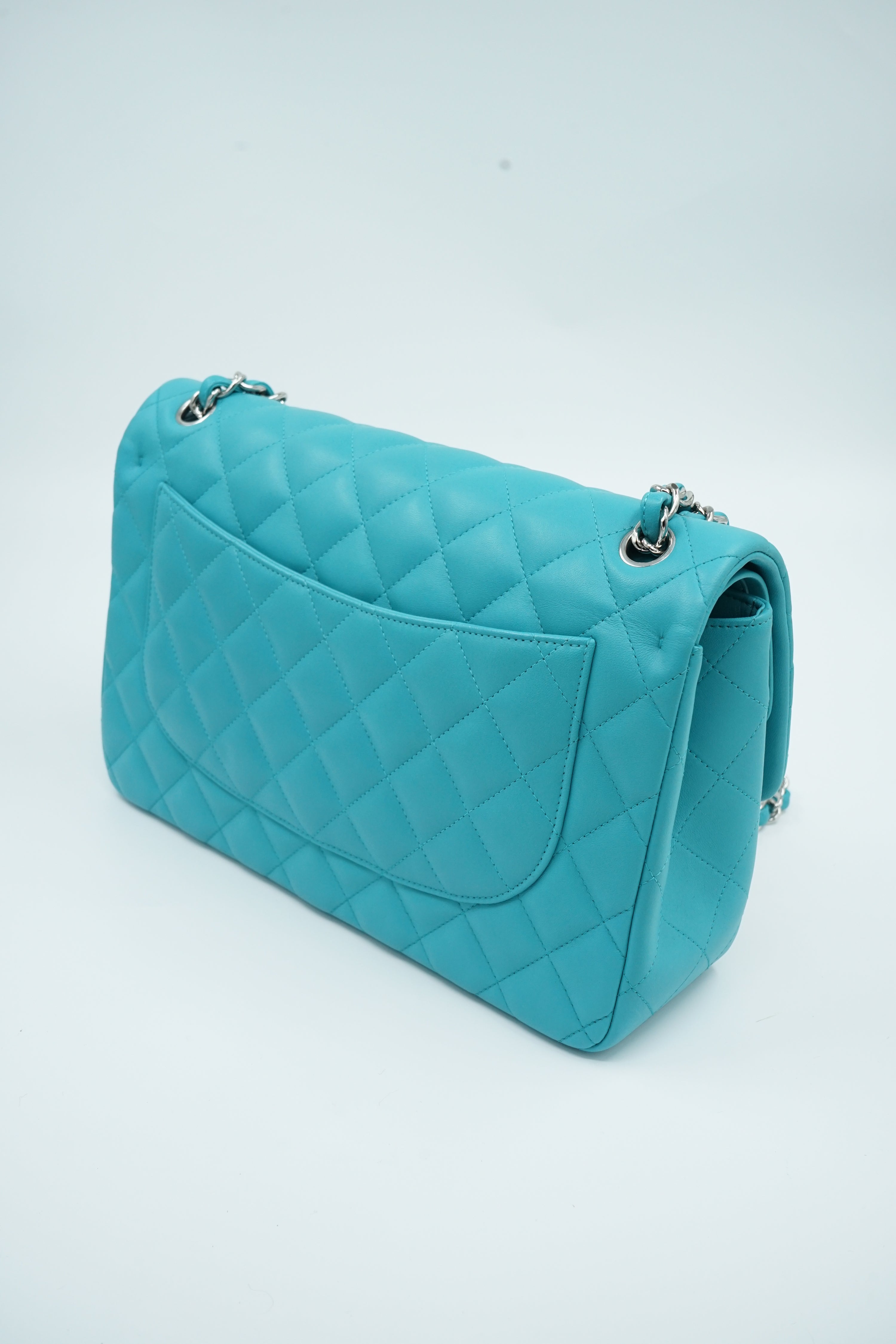 Chanel Jumbo Double Flap Bag Blue