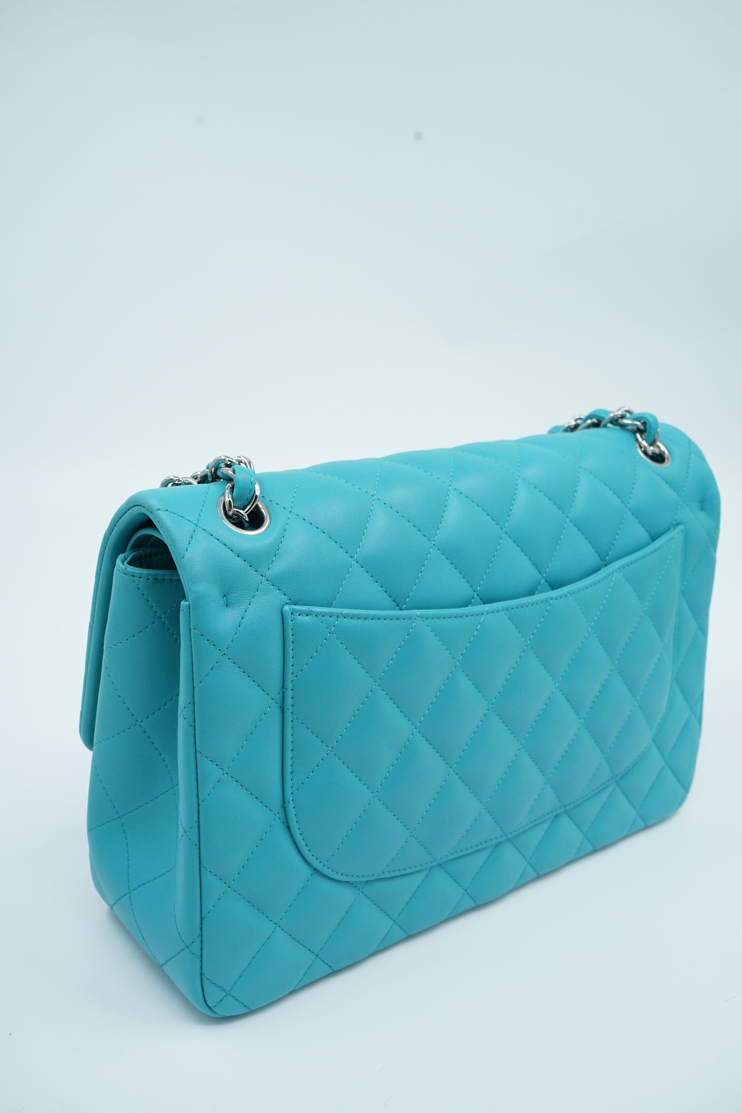 Chanel Jumbo Double Flap Bag Blue