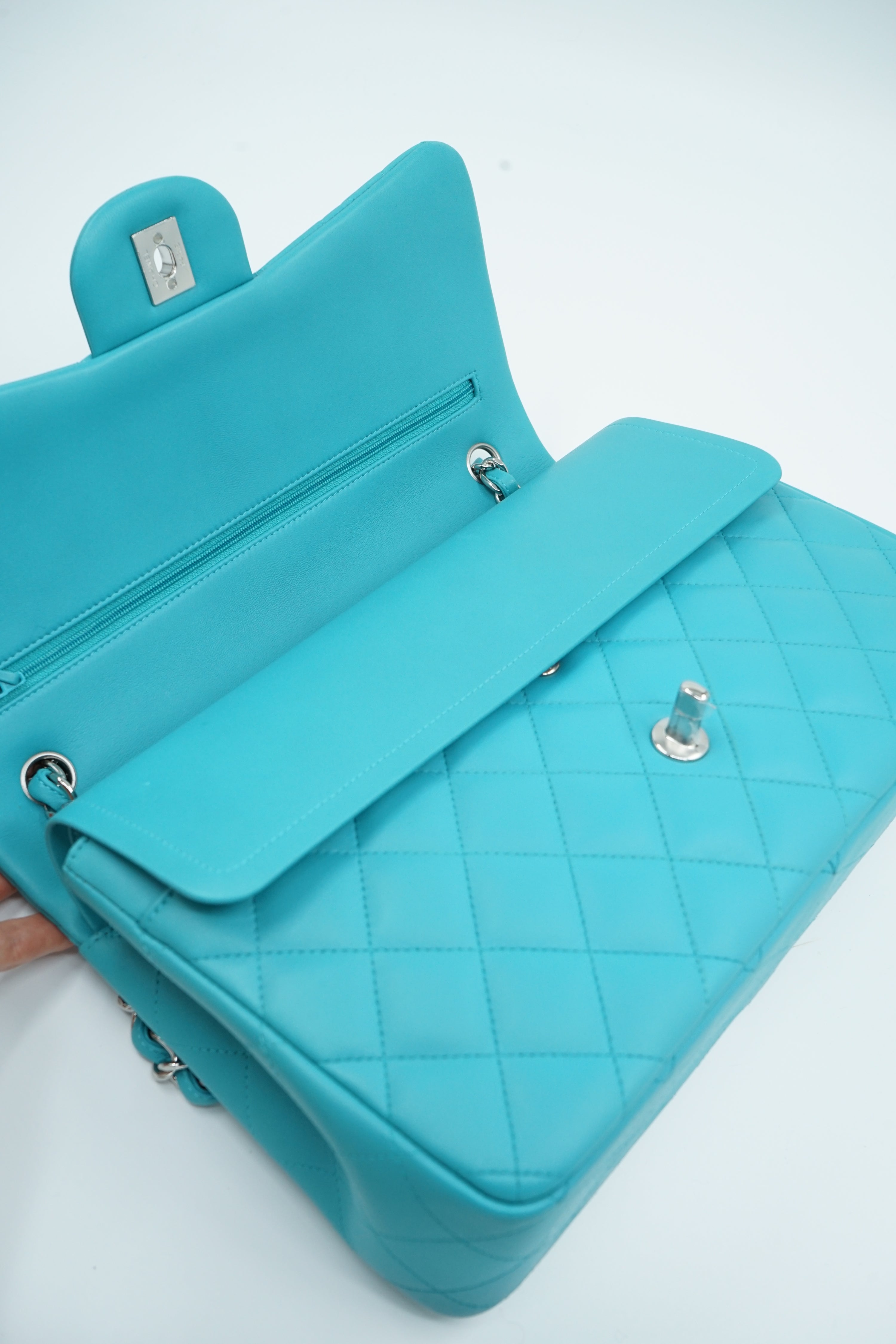 Chanel Jumbo Double Flap Bag Blue