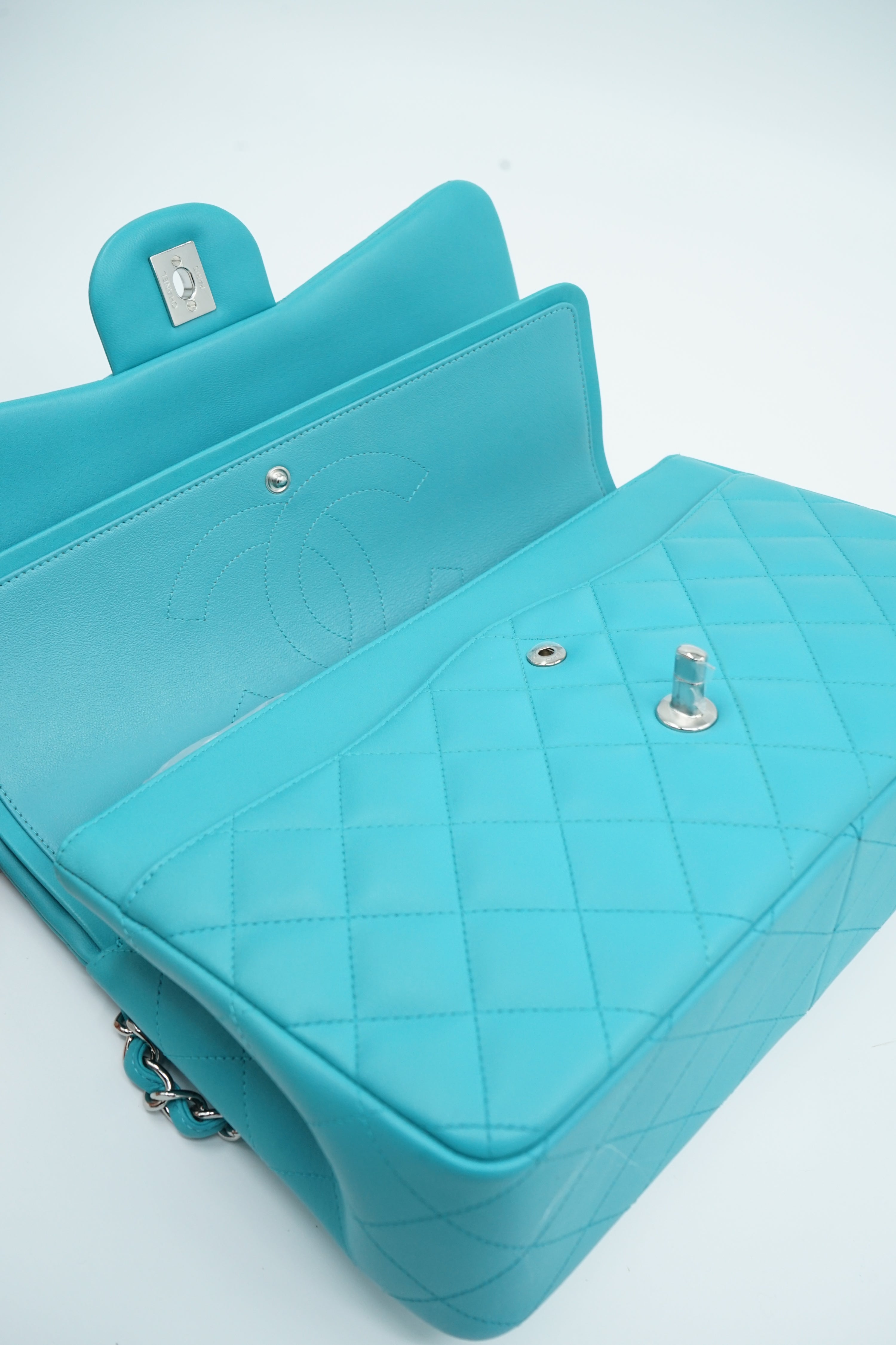 Chanel Jumbo Double Flap Bag Blue