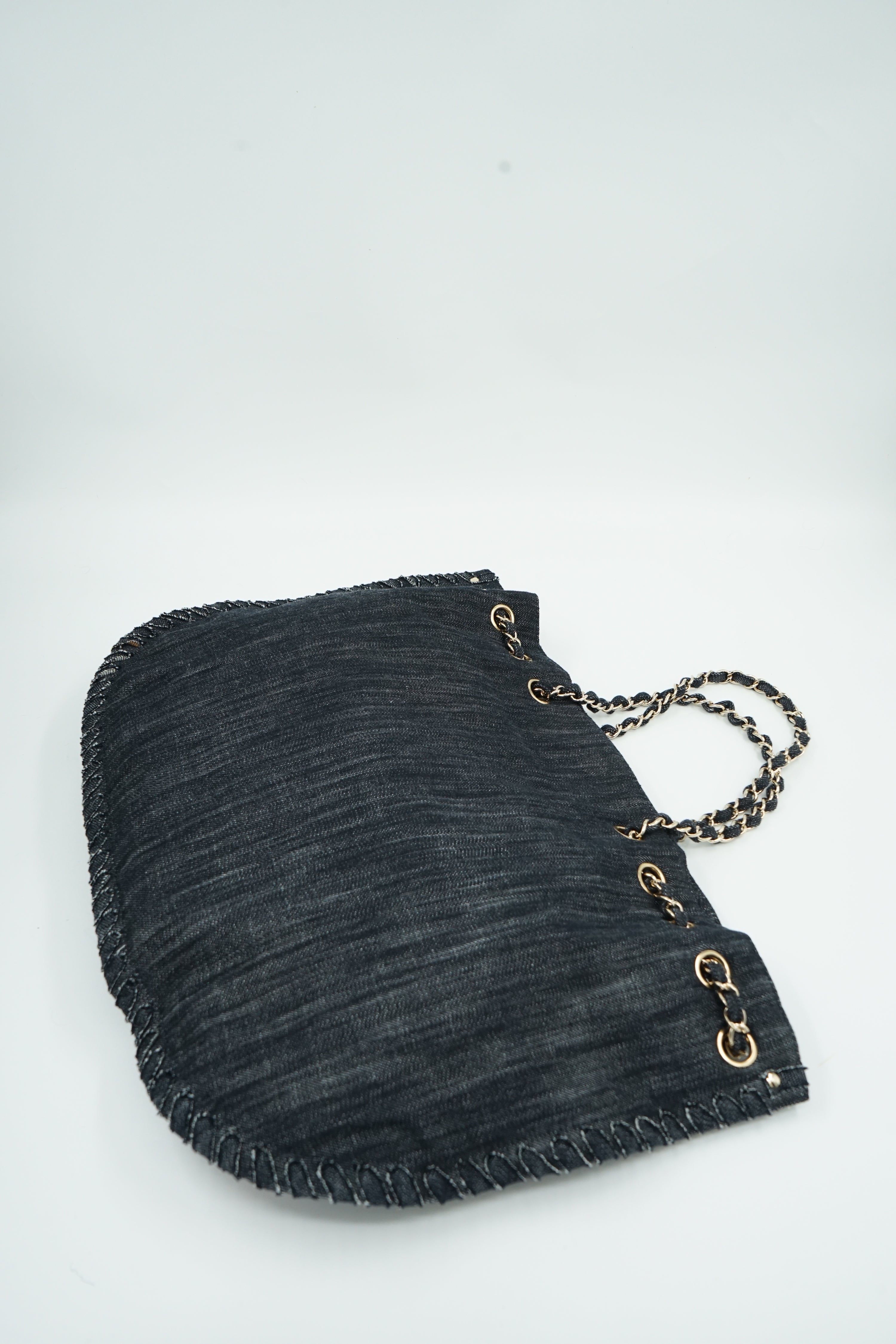 Chanel Night Flight Tote Bag Denim