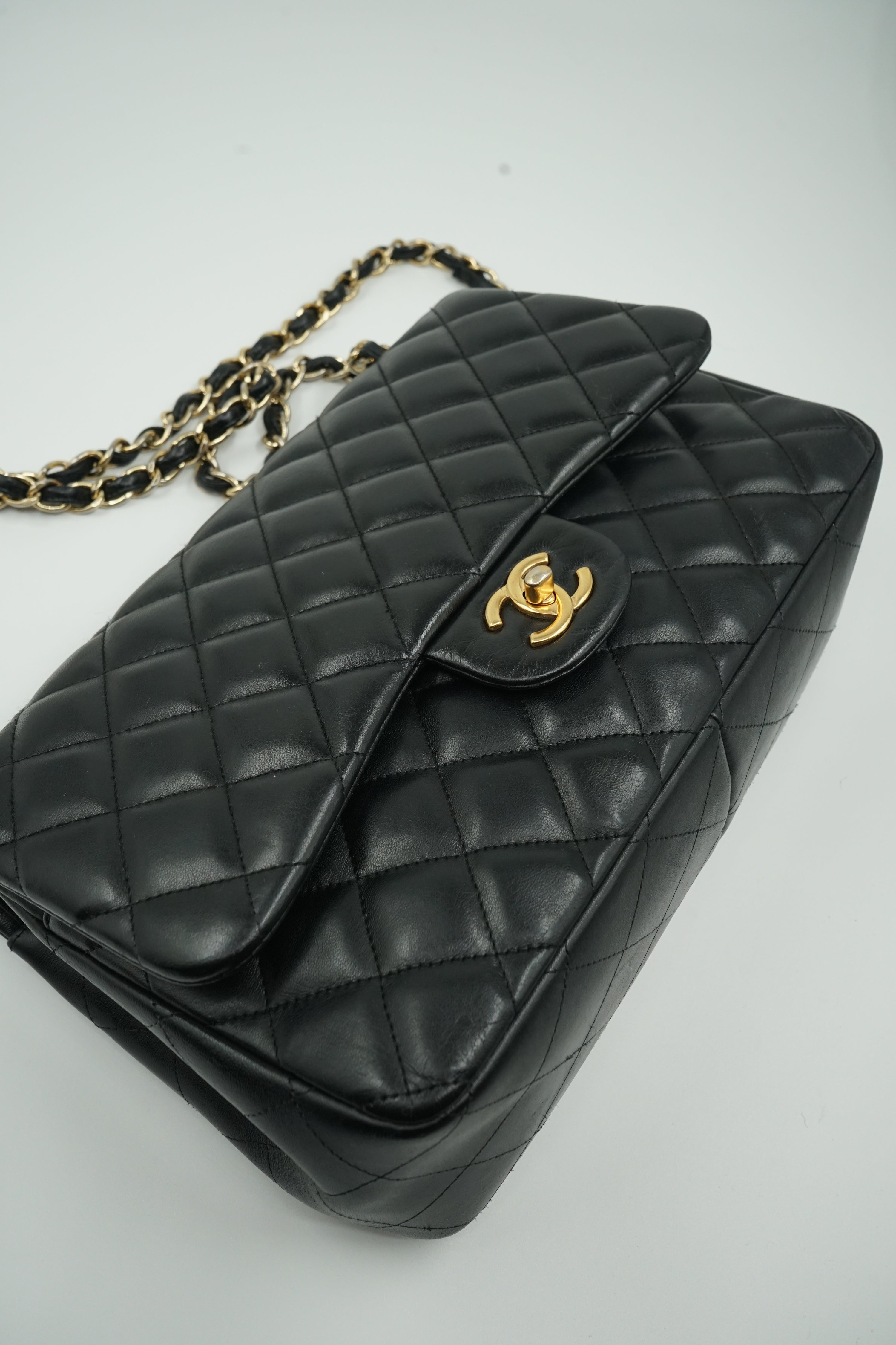 Chanel Double Flap Bag Jumbo Black