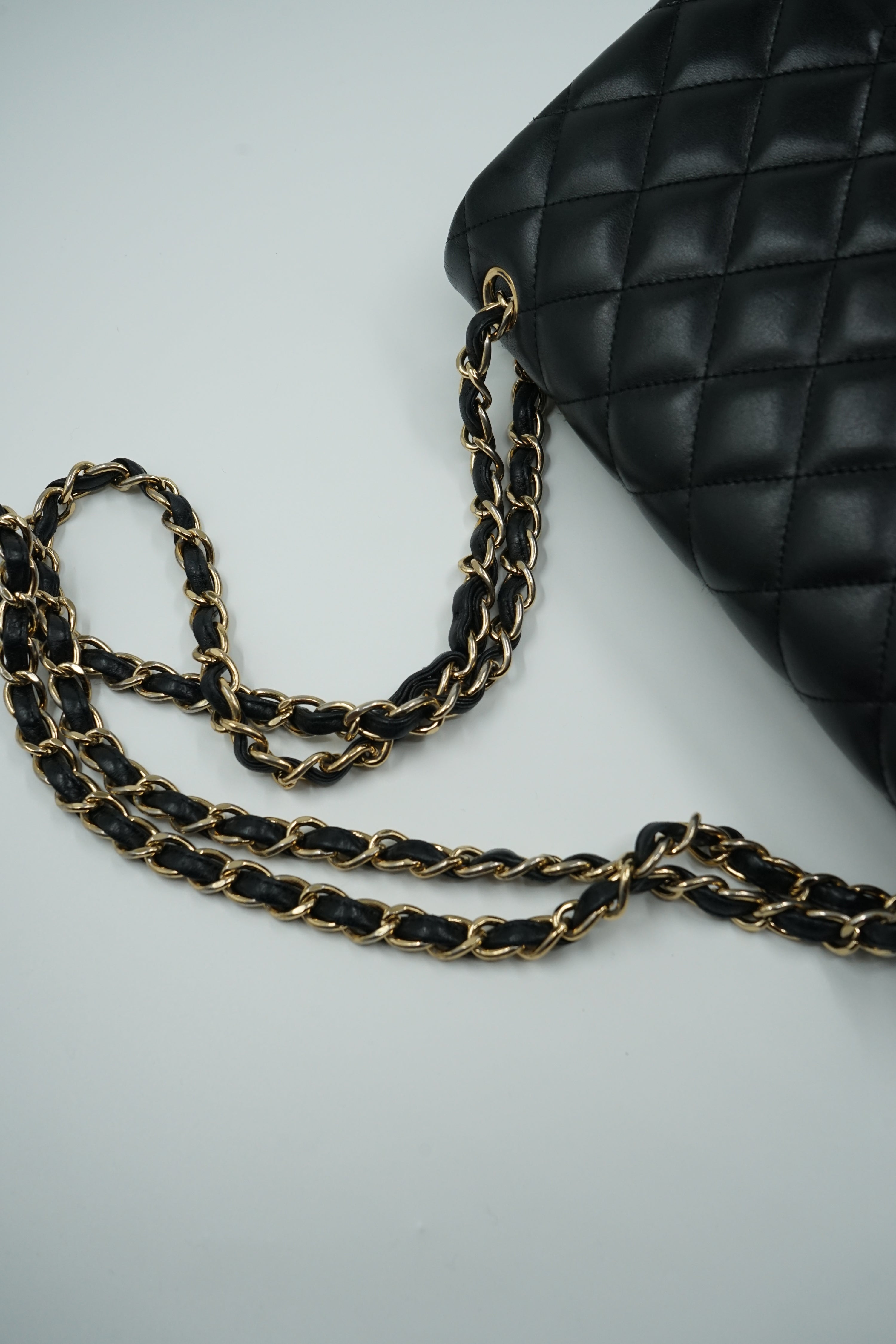 Chanel Double Flap Bag Jumbo Black