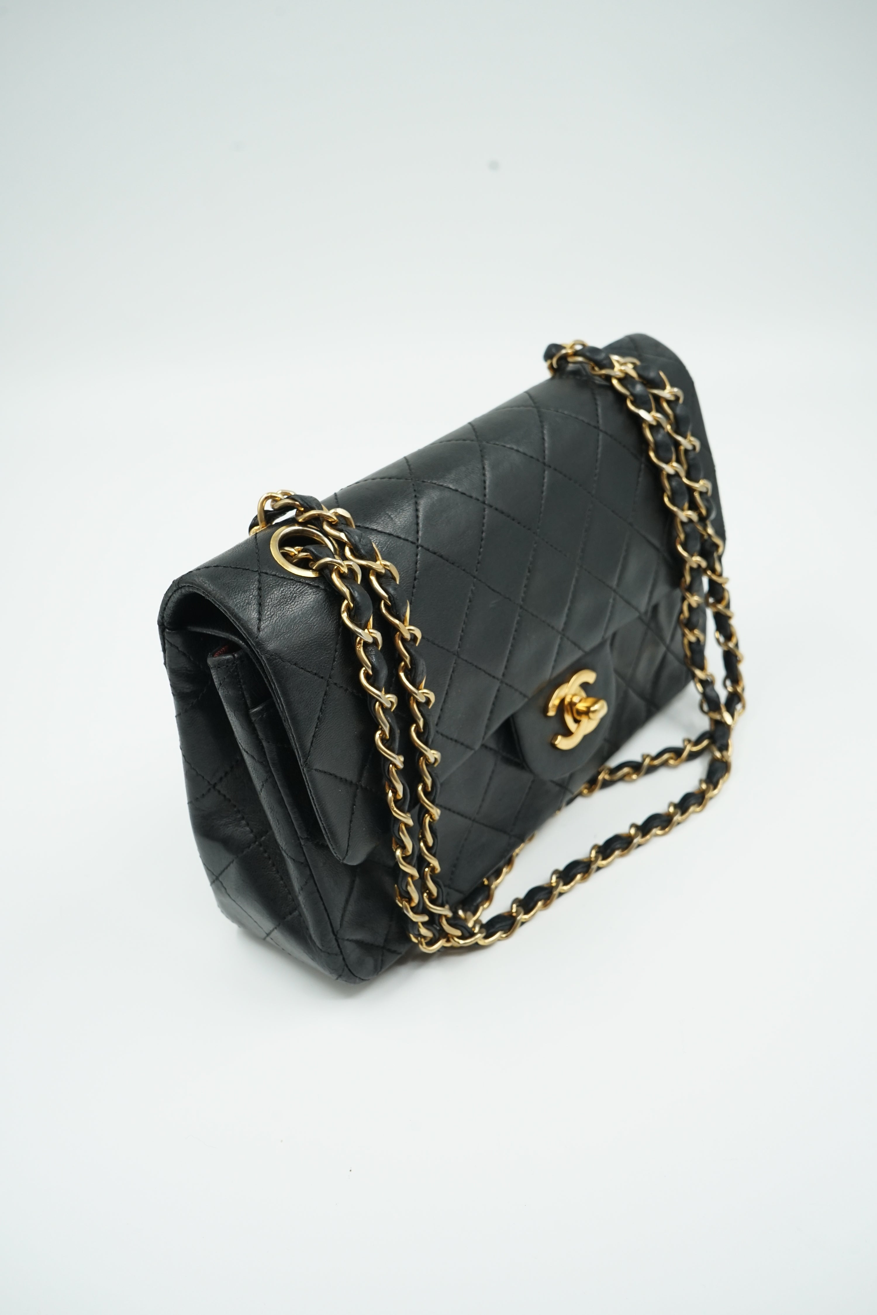 Chanel Double Flap Bag Small Black