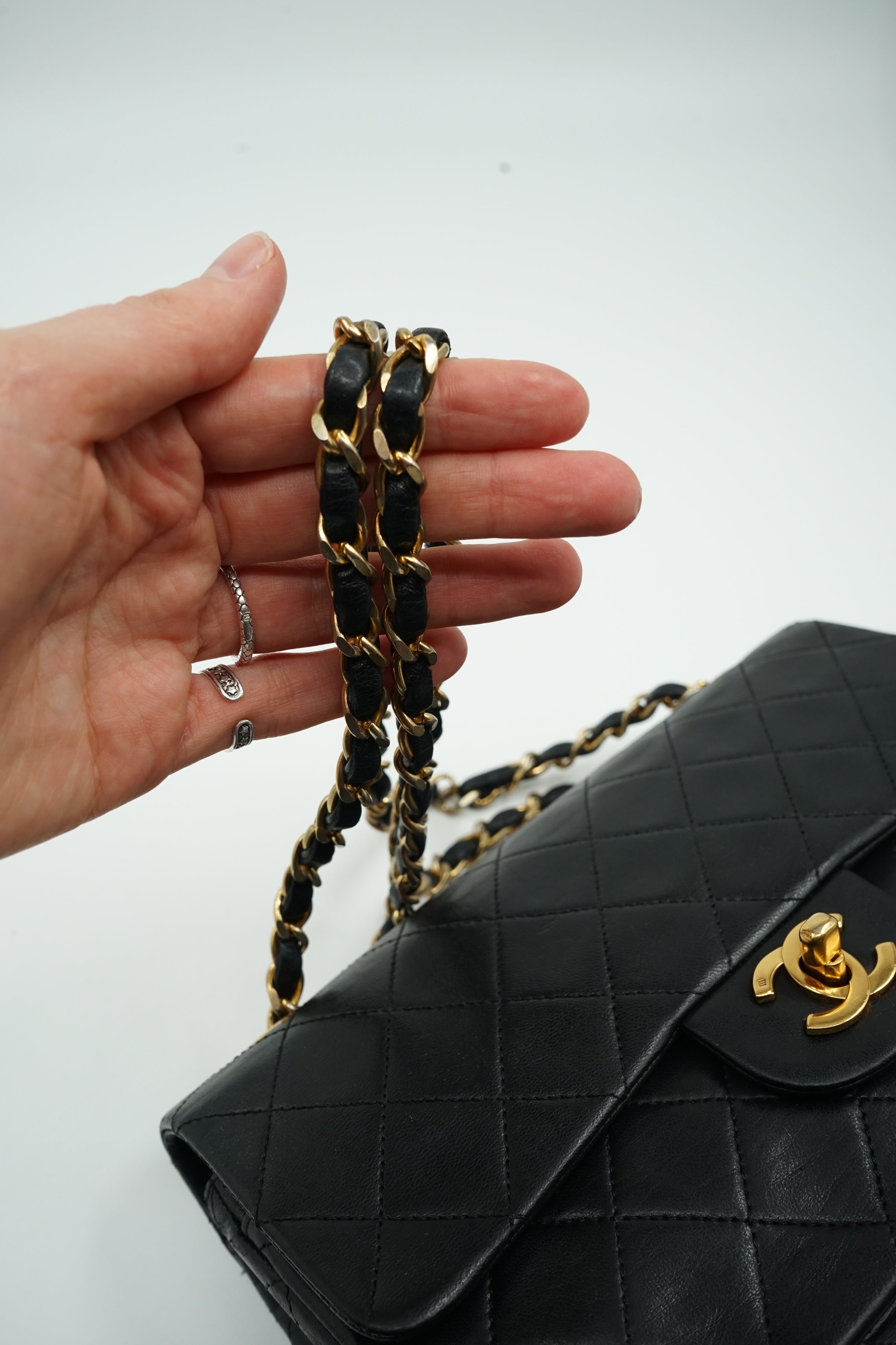 Chanel Double Flap Bag Small Black
