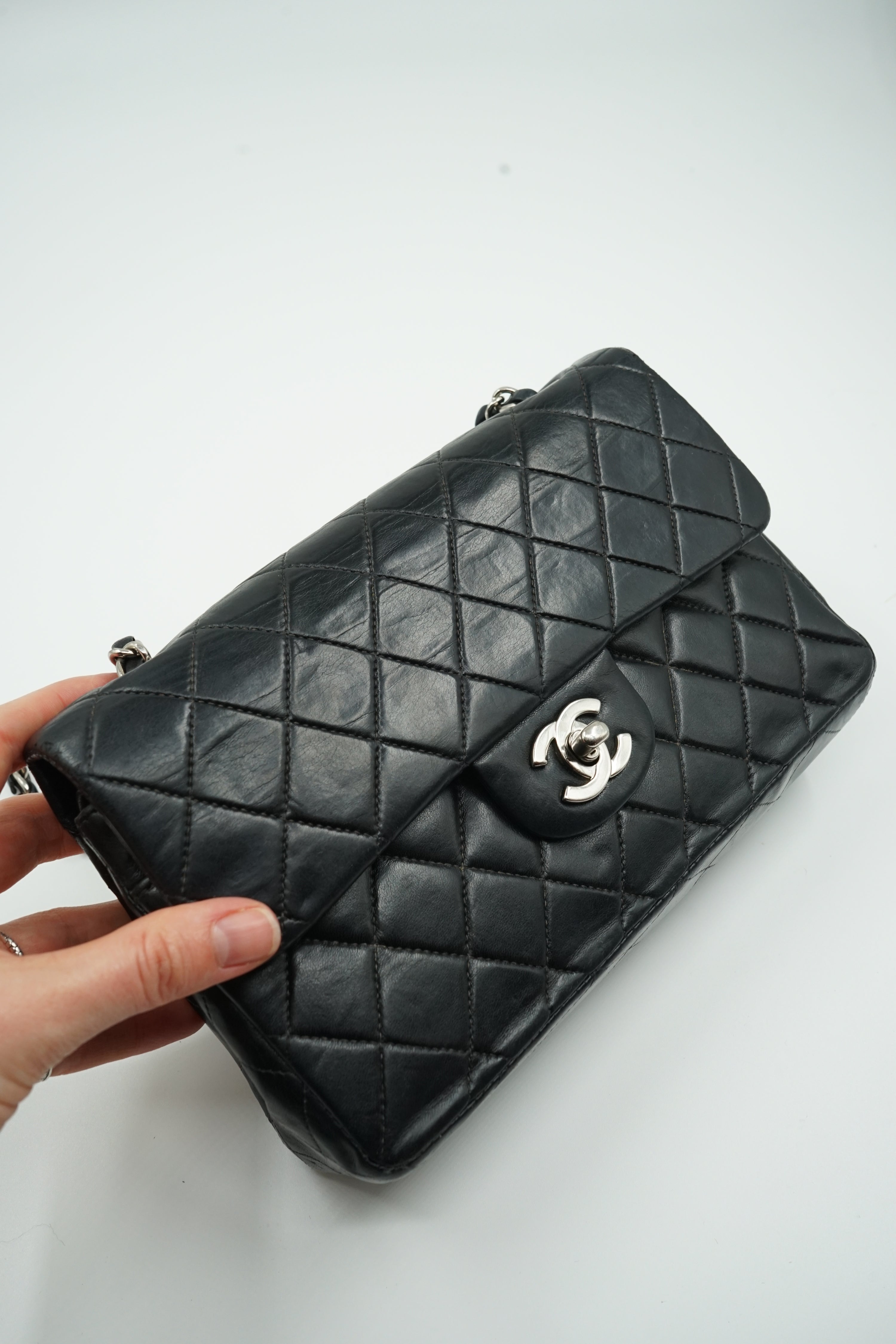 Chanel Double Flap Bag Small Black