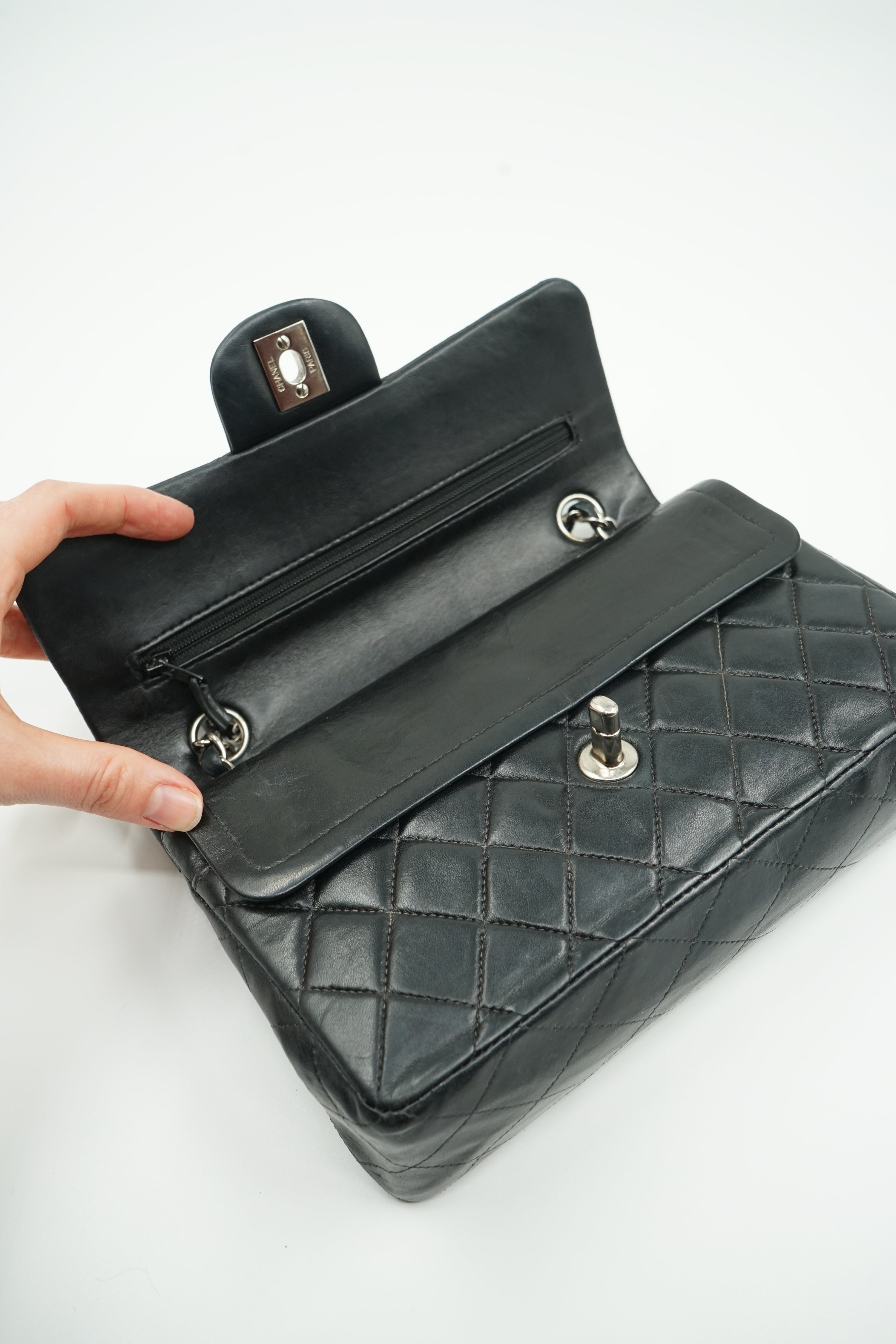 Chanel Double Flap Bag Small Black