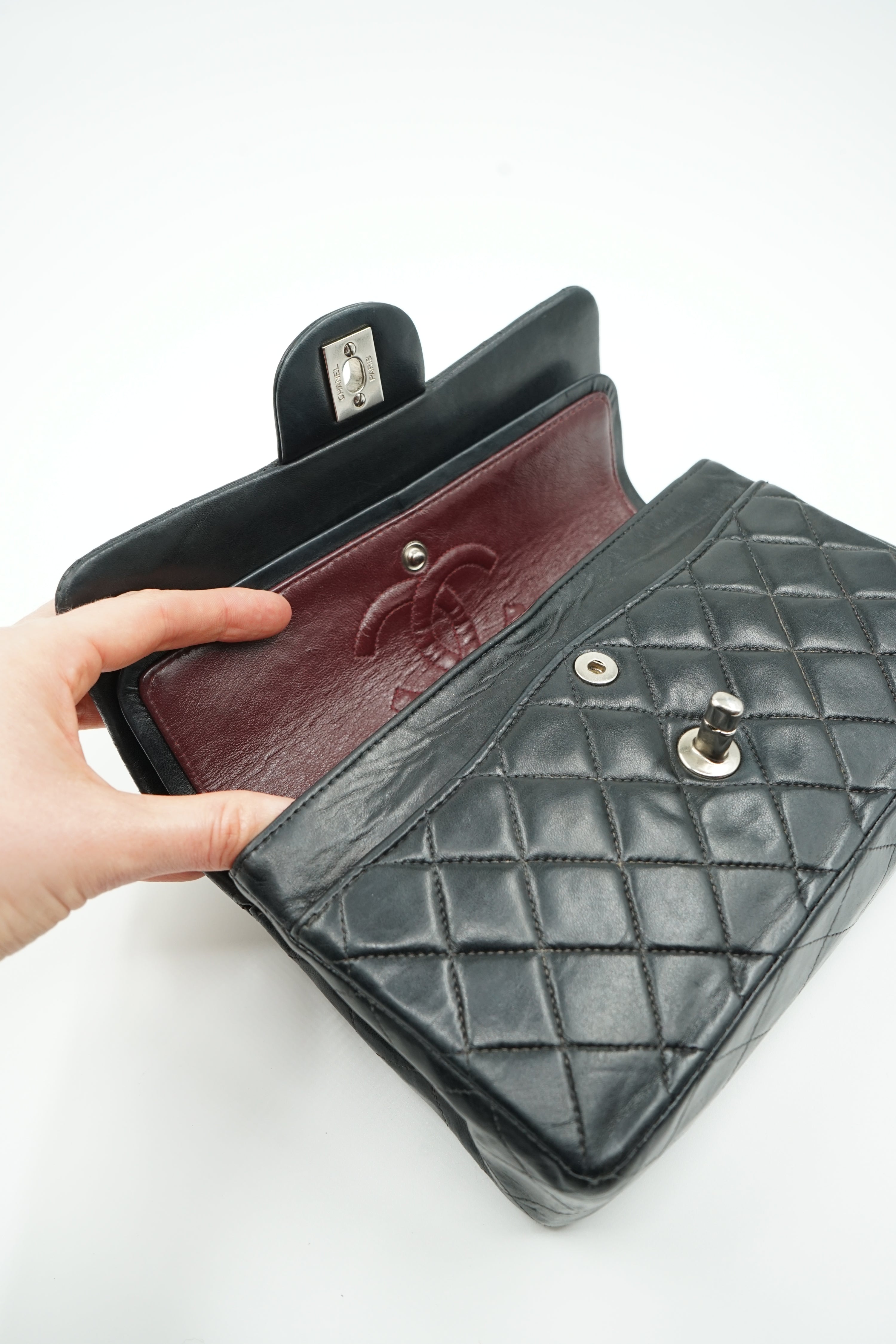 Chanel Double Flap Bag Small Black