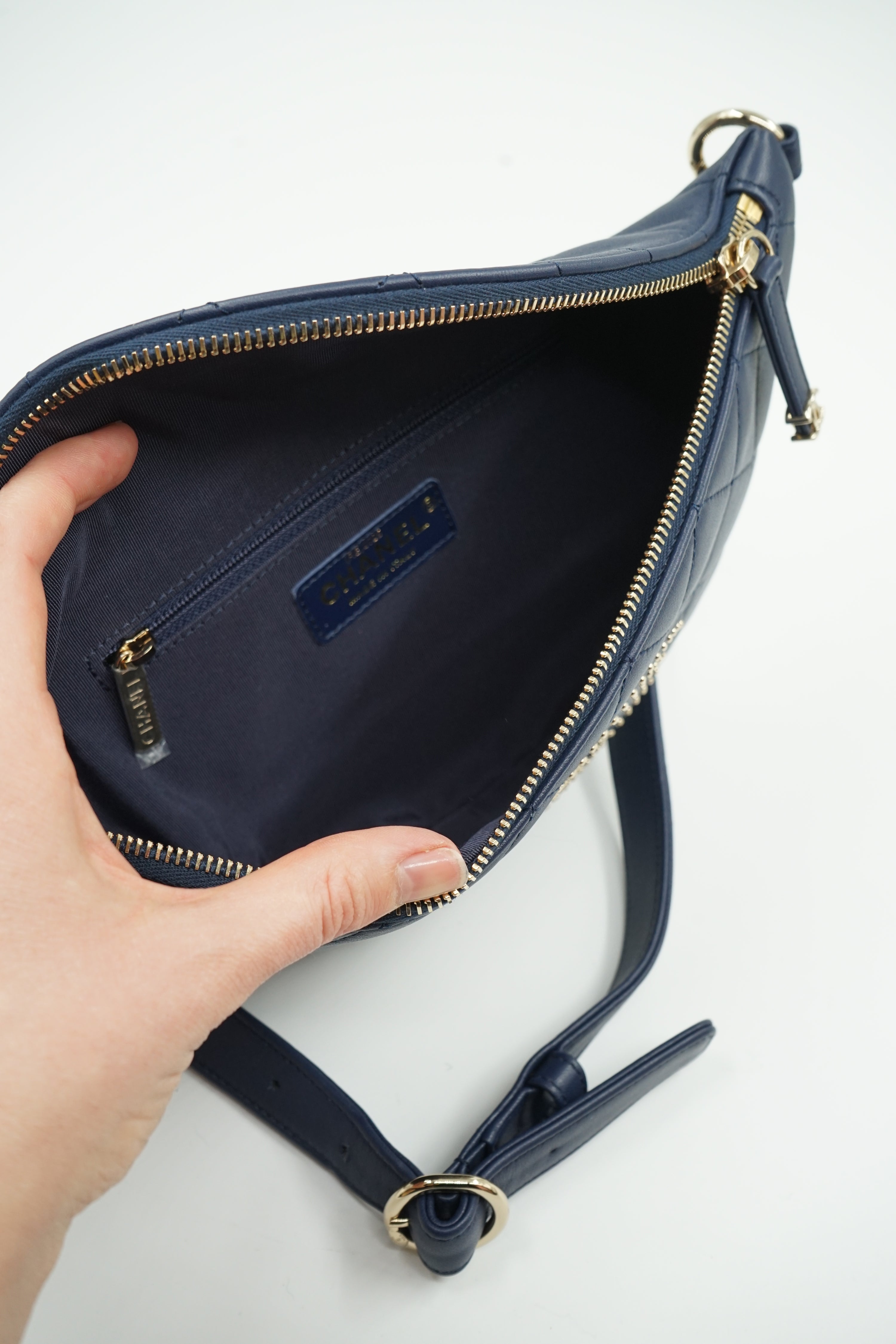 Chanel Bumbag Navy Blue