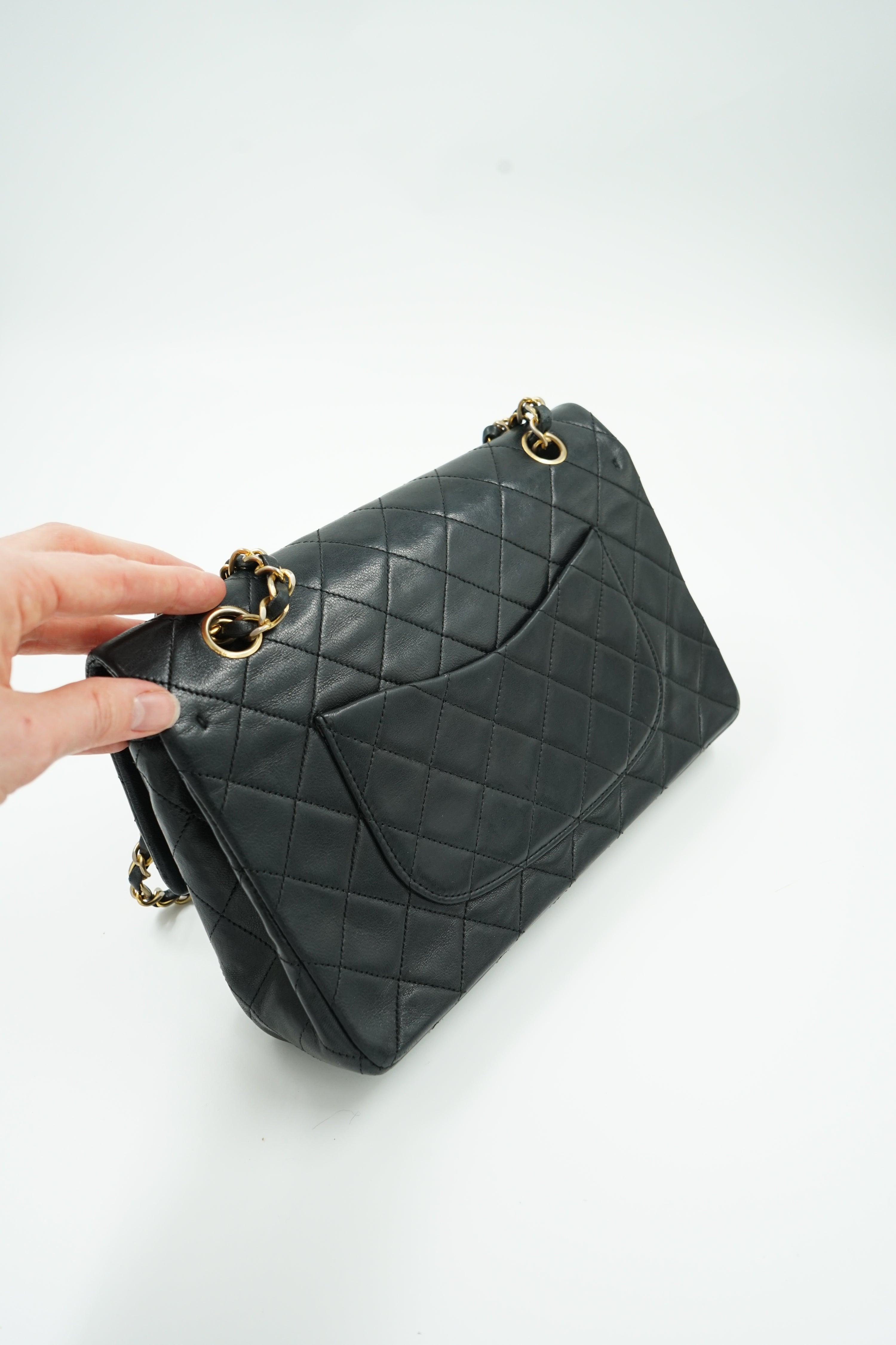 Chanel Medium Double Flap Bag Black