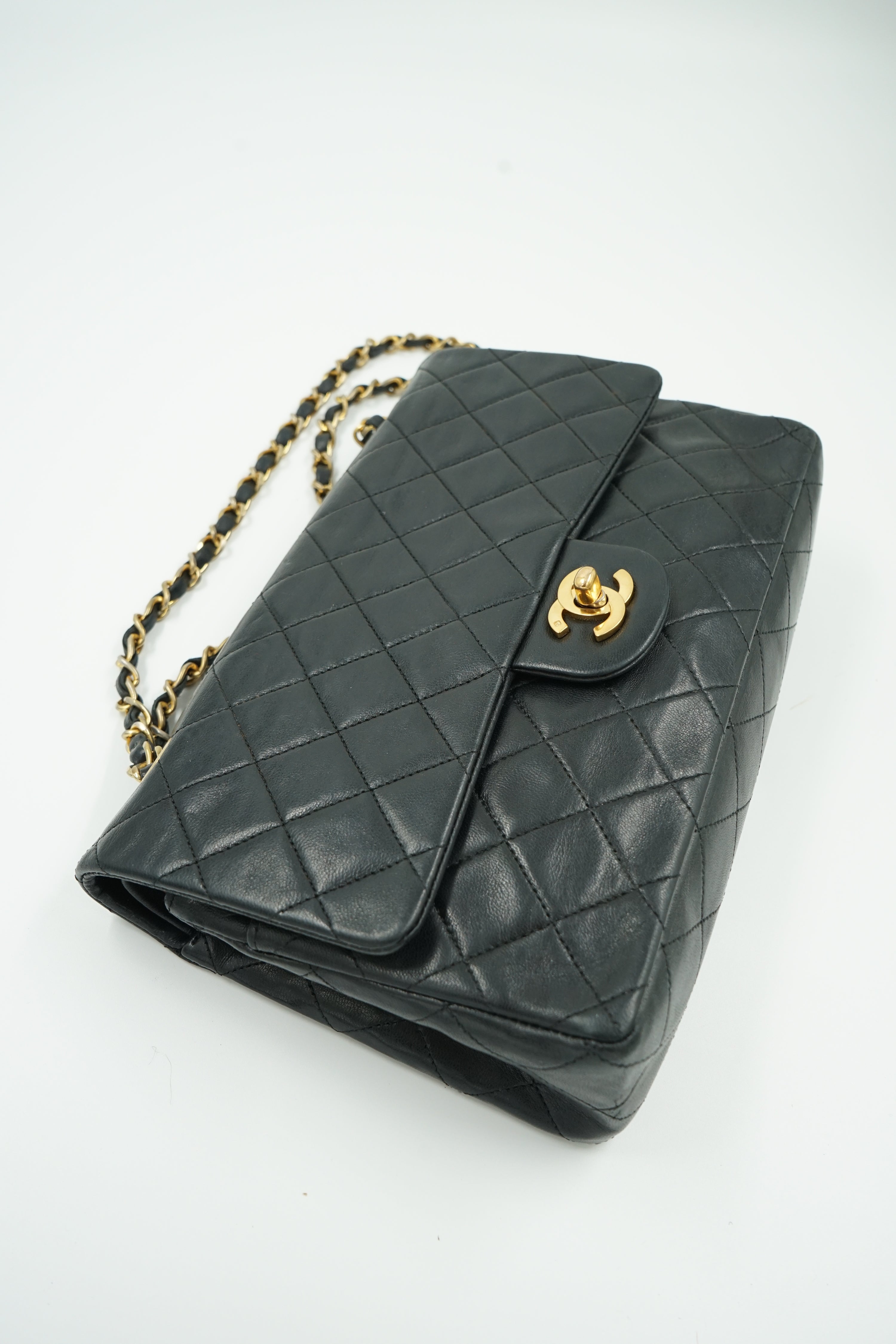 Chanel Medium Double Flap Bag Black