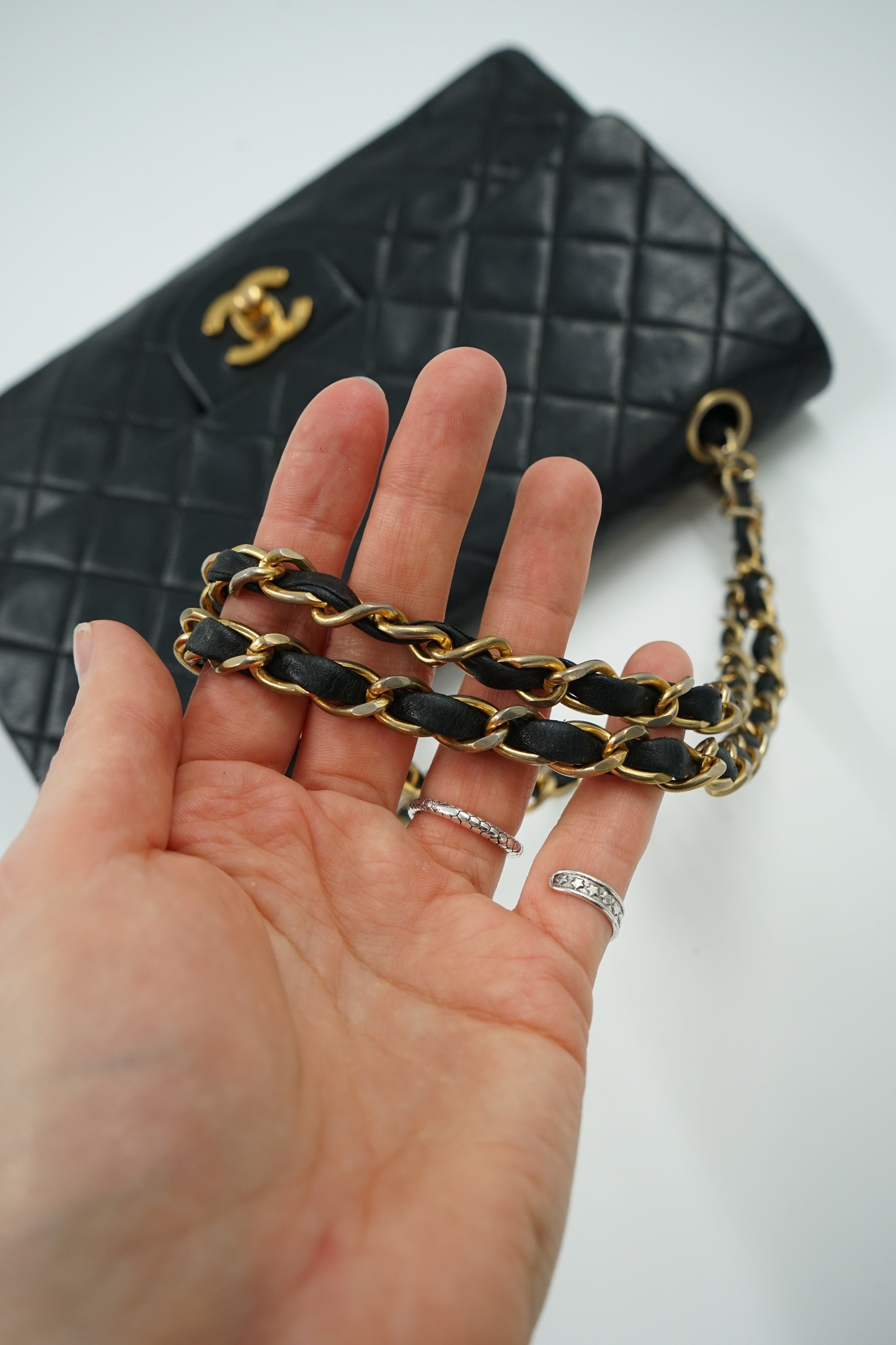 Chanel Medium Double Flap Bag Black