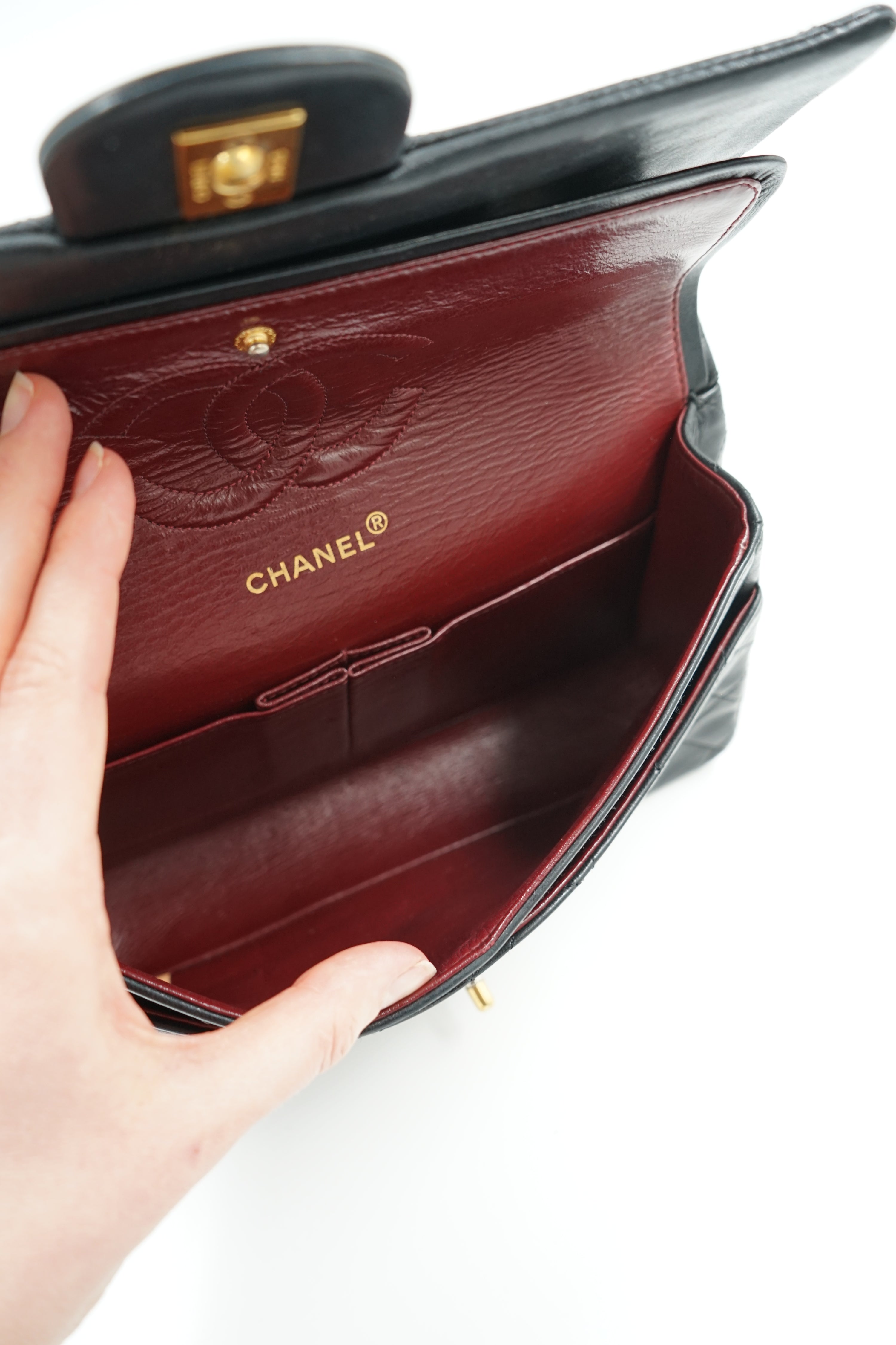 Chanel Medium Double Flap Bag Black