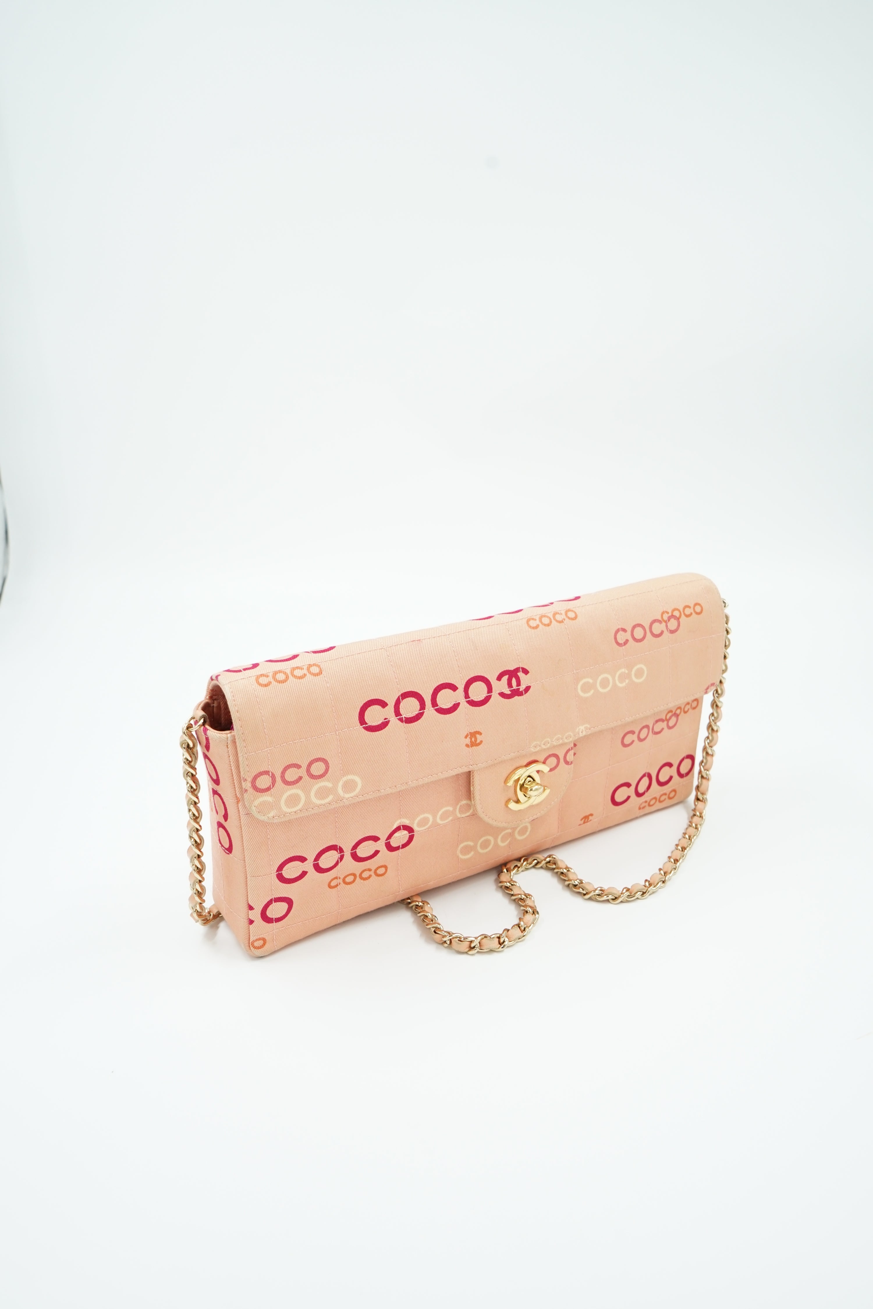 Chanel East West COCO Print Cotton Pink