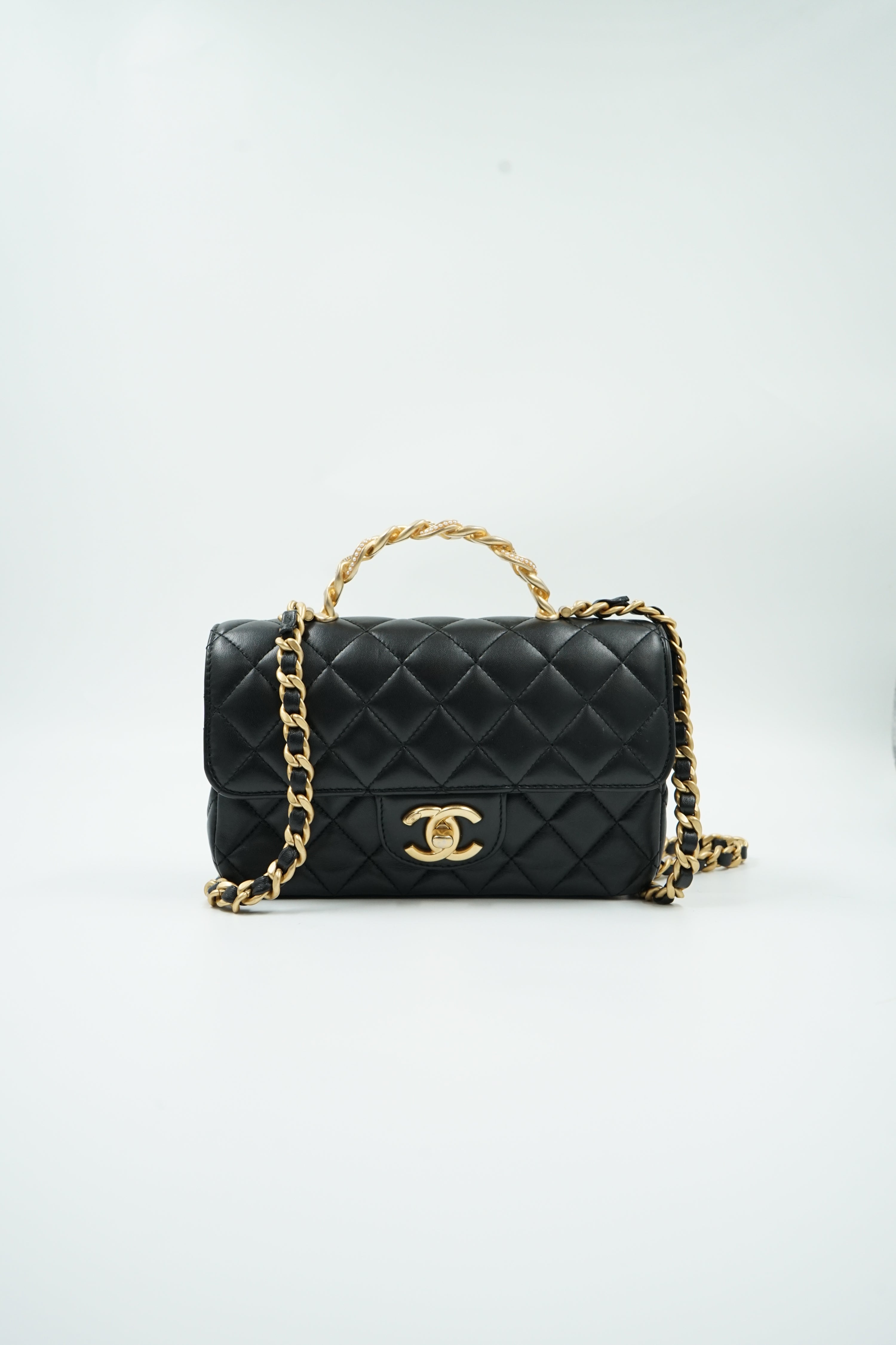 Chanel Mini Rectangular Top Handle Flap bag
