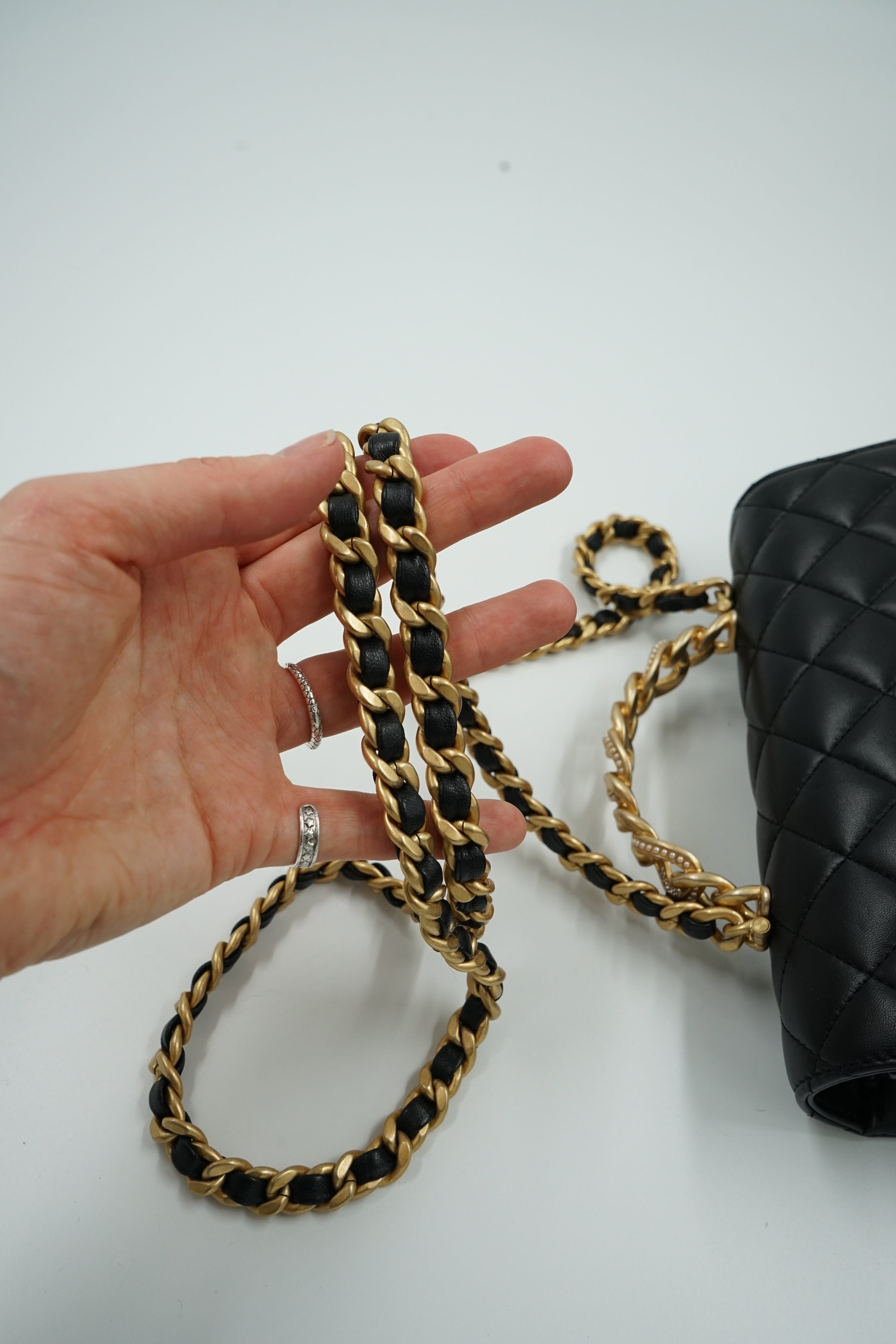 Chanel Mini Rectangular Top Handle Flap bag