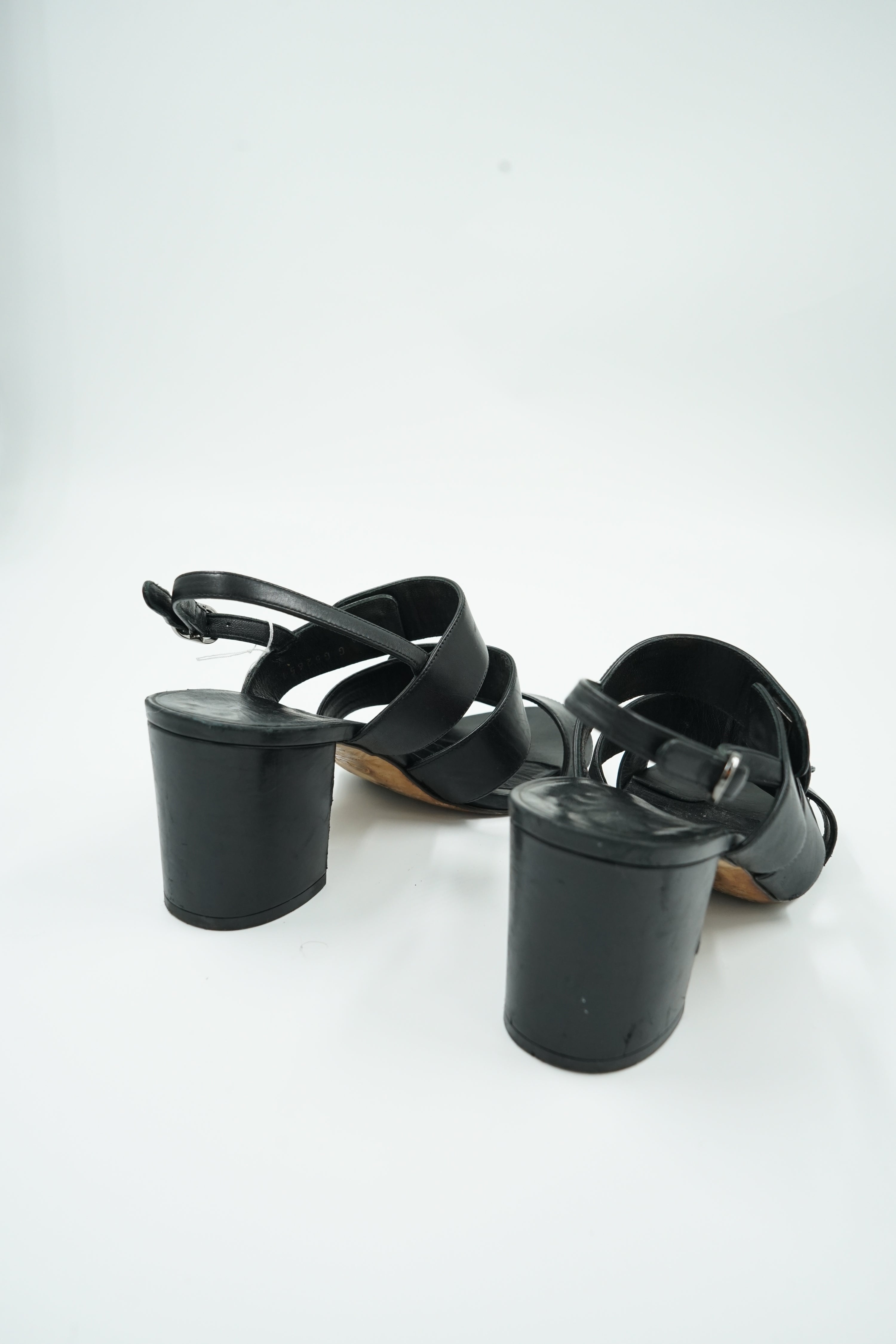 Chanel Turnlock Heeled Sandals