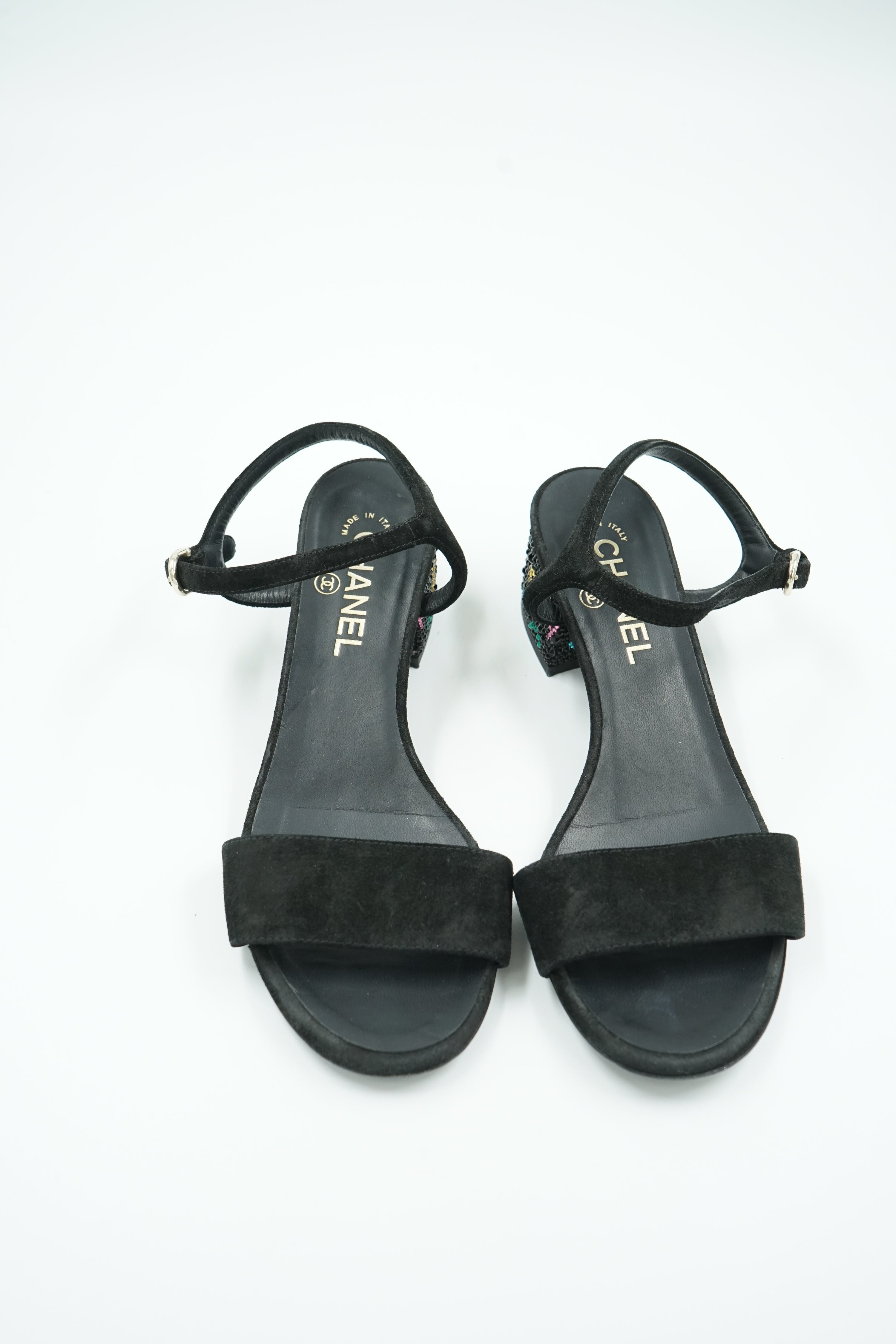 Chanel Cruise 2024 Crystal Heel Sandals