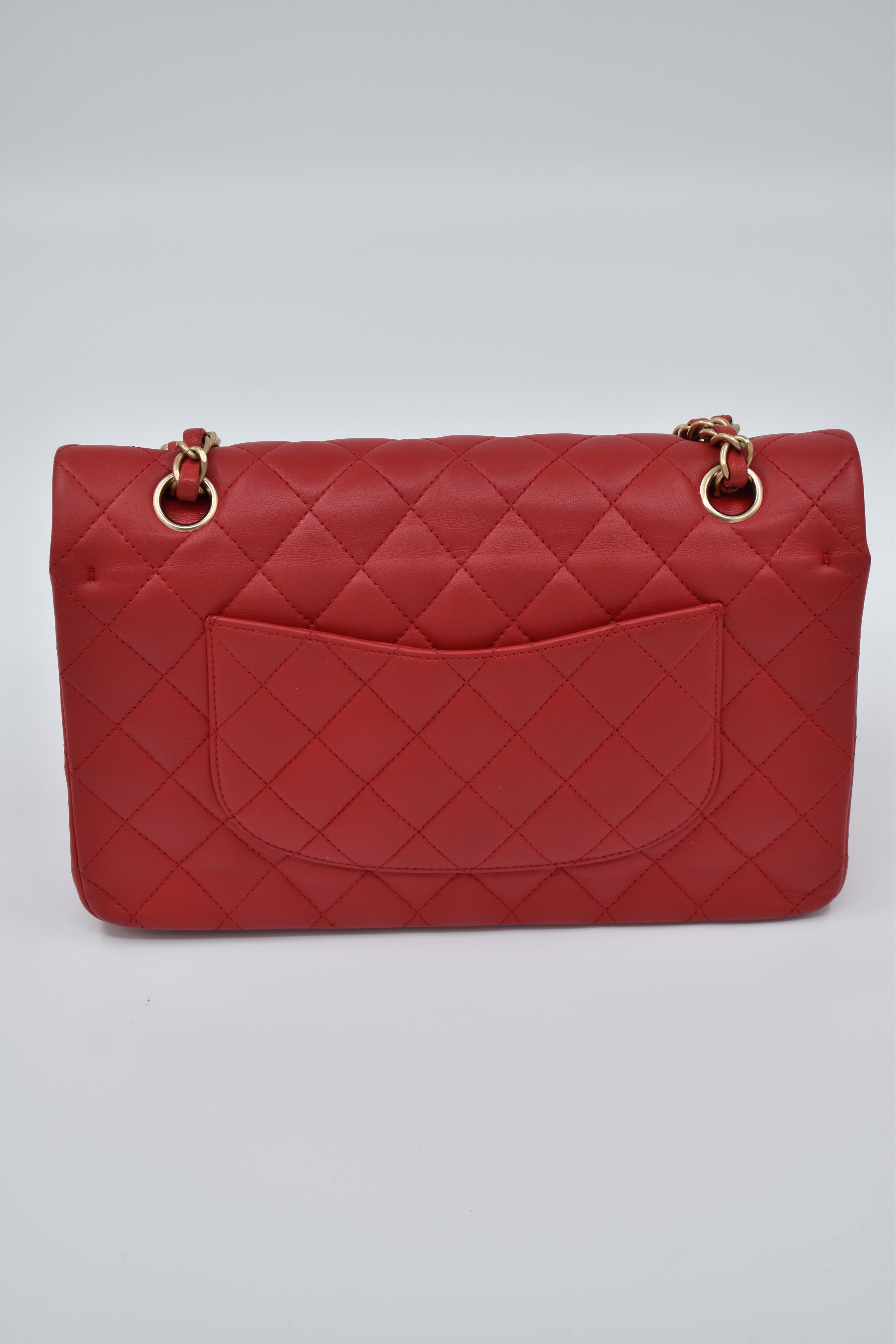 Chanel Double Flap Medium Red