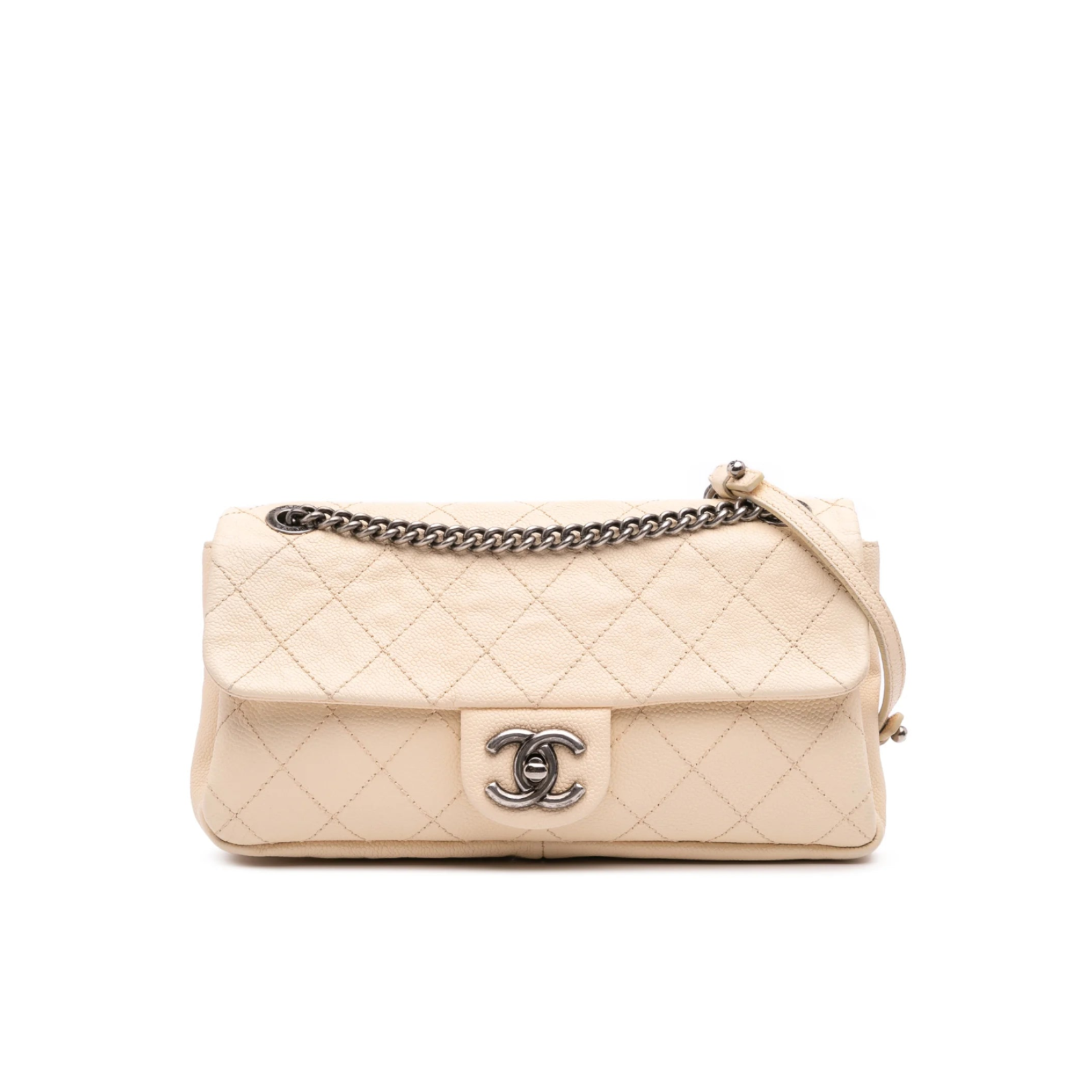 Chanel Medium Quilted Caviar Simply CC Flap Bag