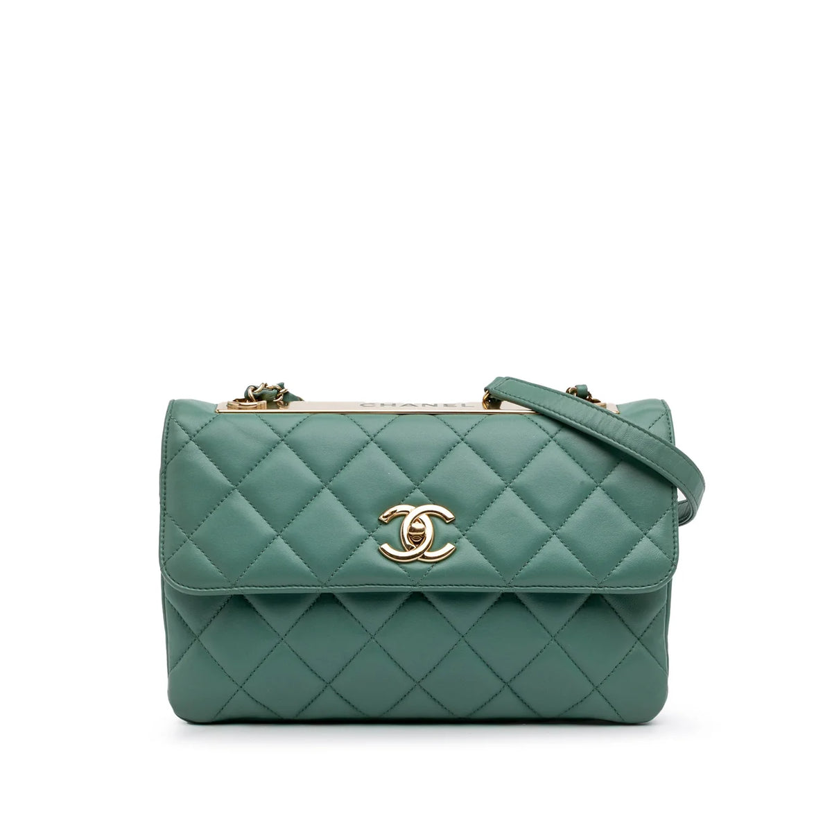 Chanel Large Trendy CC Green