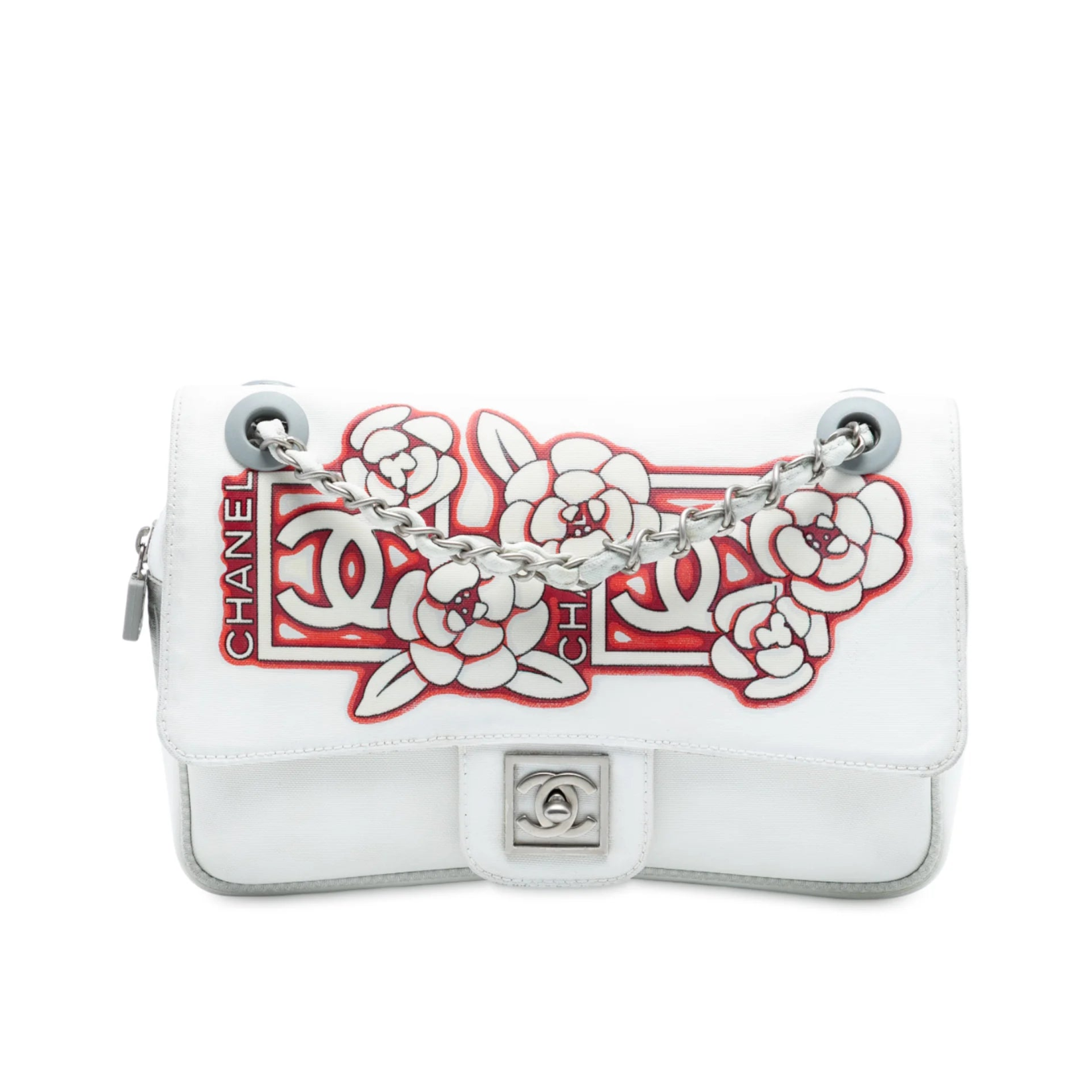 Chanel Sport Camellia Easy Flap Bah