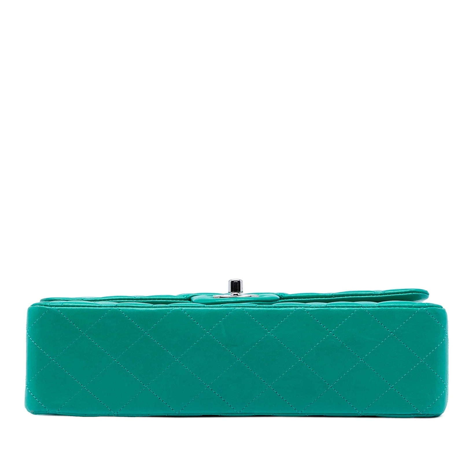 Chanel Medium Classic Double Flap Green