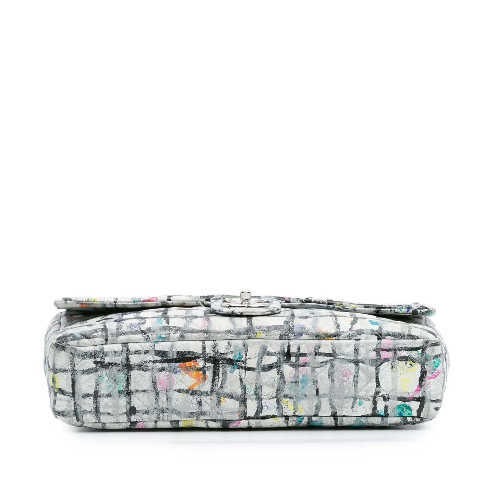 Chanel Medium Calfskin Hand Painted Graffiti Flap Bag