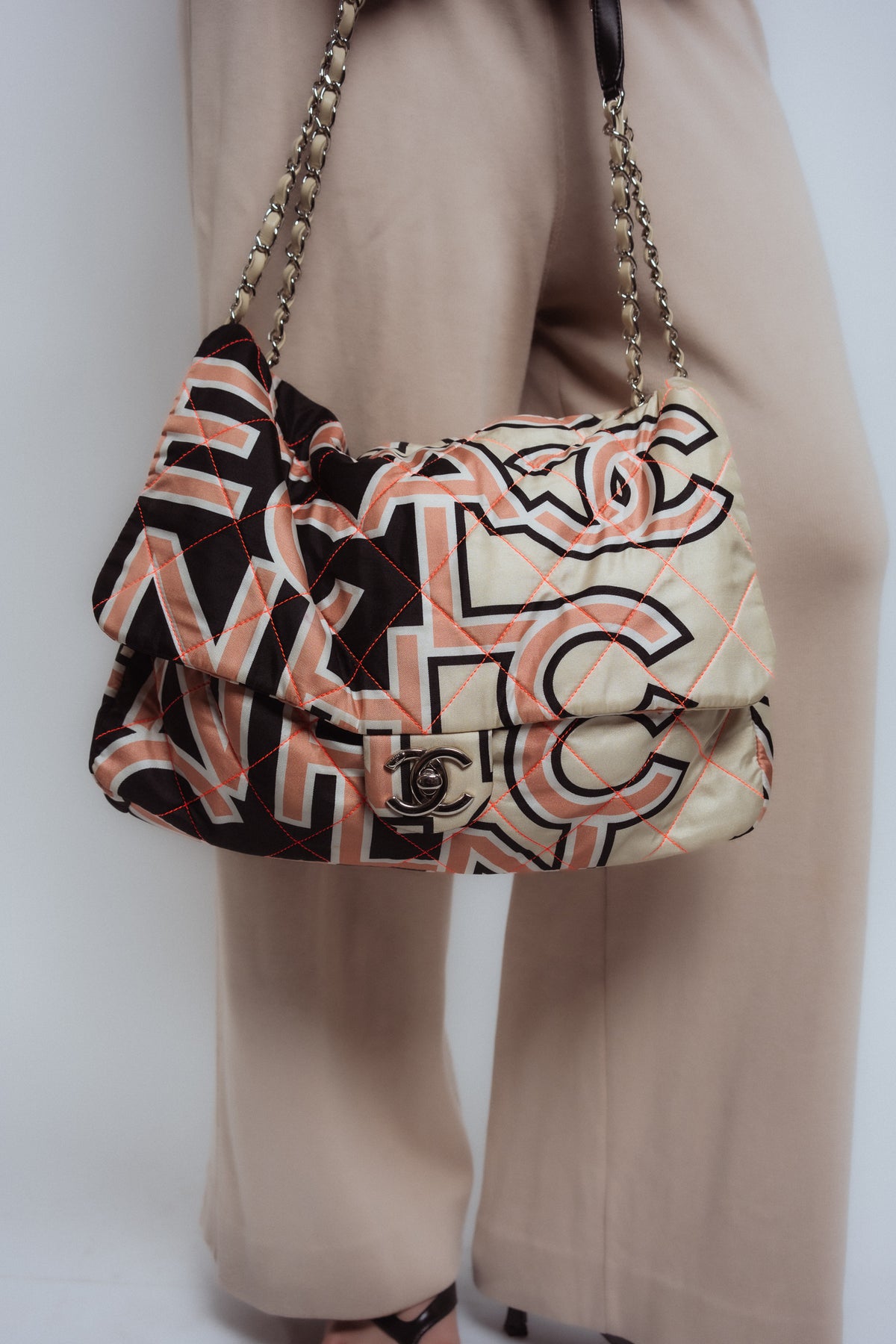 Chanel XL Airline Single Flap Bag