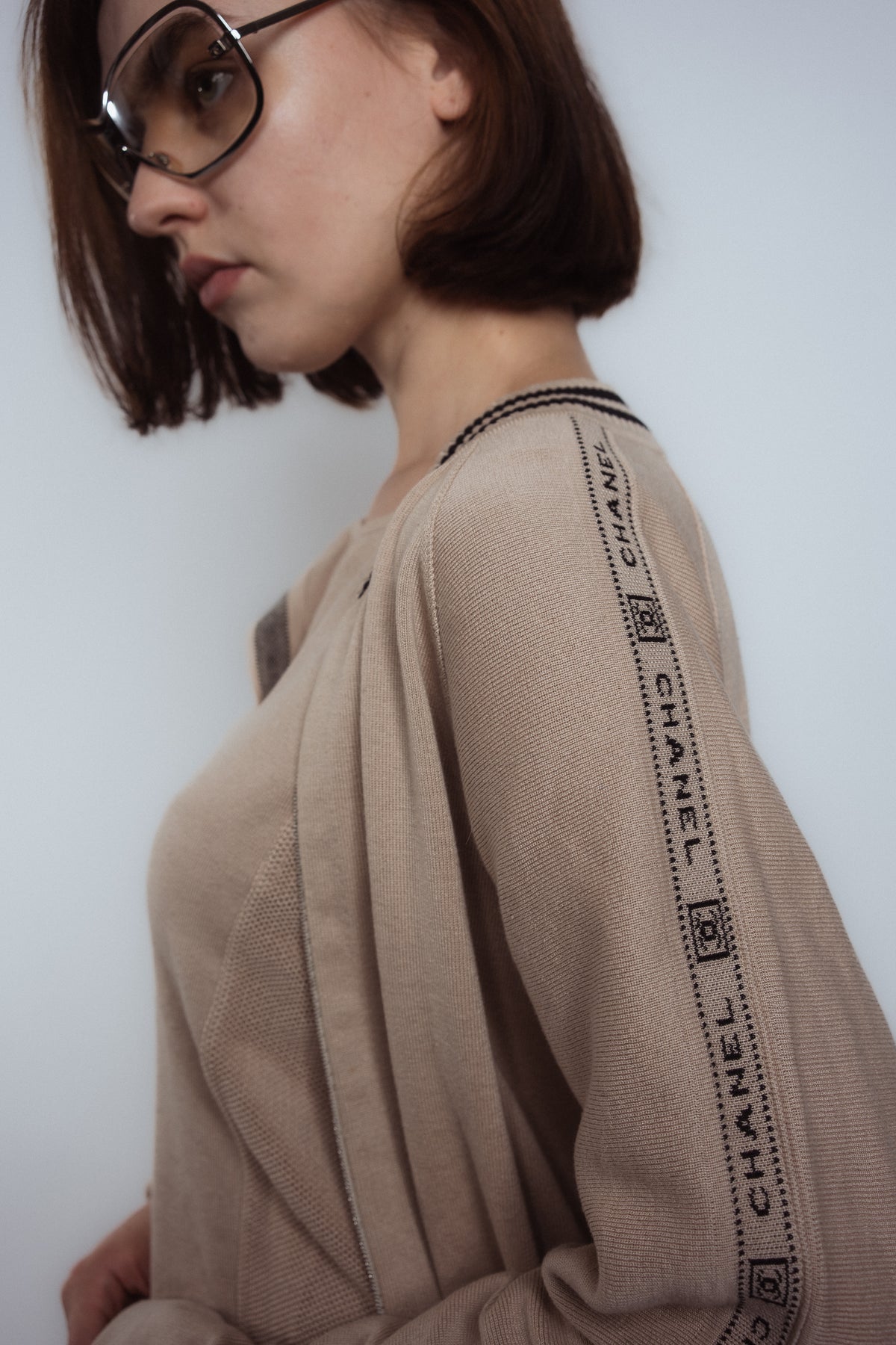 Chanel 2004 Logo Tracksuit Top Set