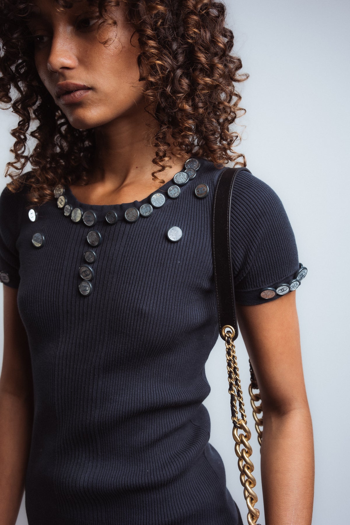 Chanel Cruise 2007 Paris- Los Angeles Badge Runway Shirt
