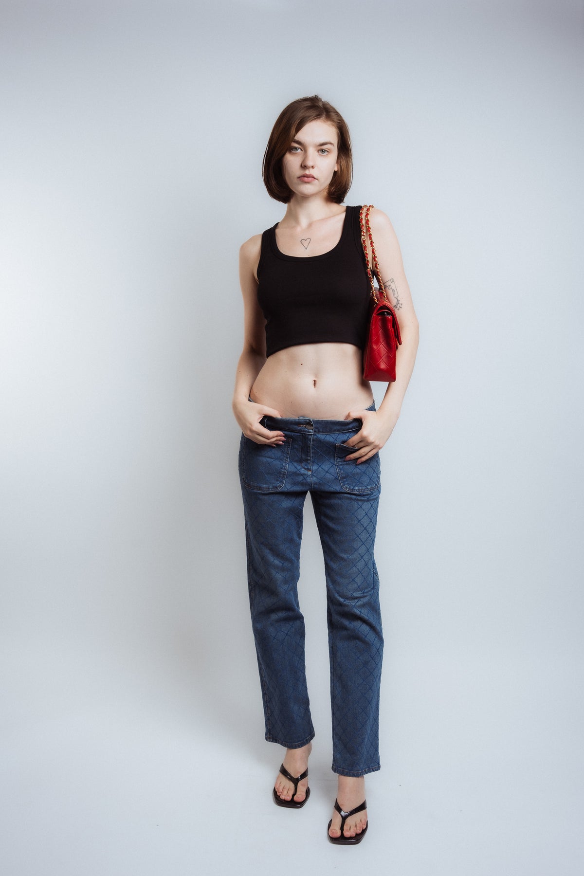 Chanel Quilted Jeans