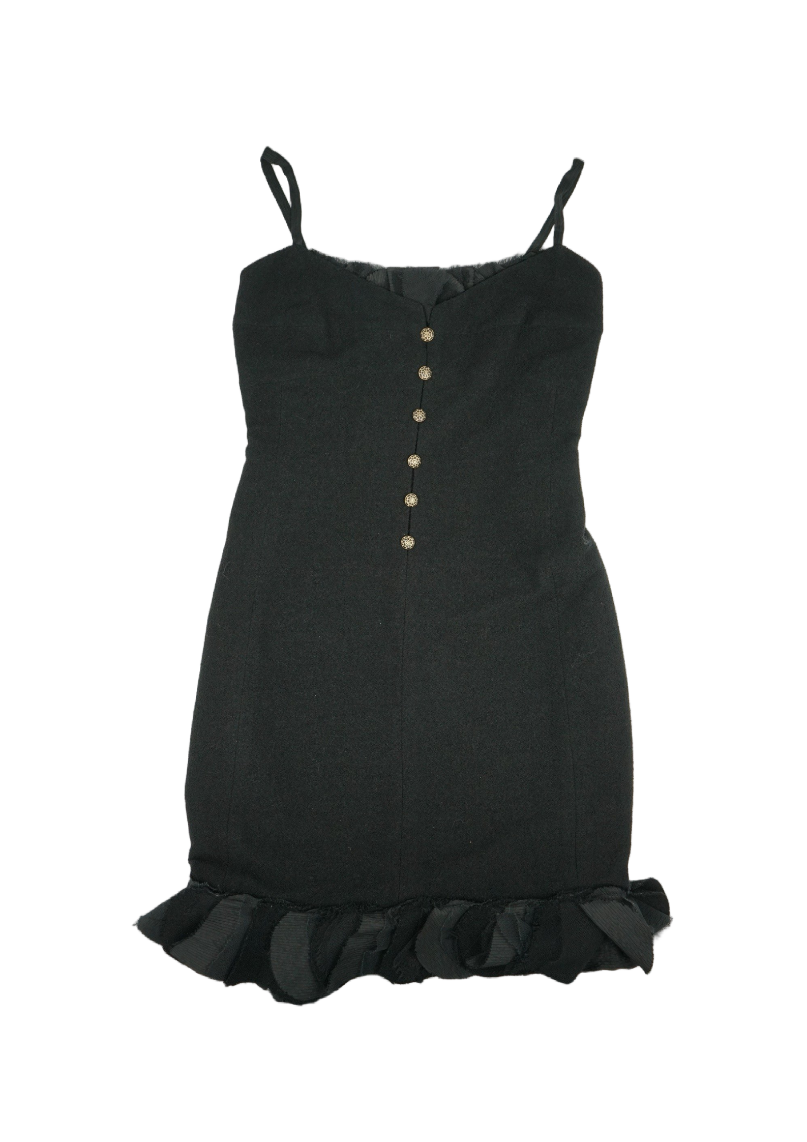 Chanel SS07 Tweed Dress Black