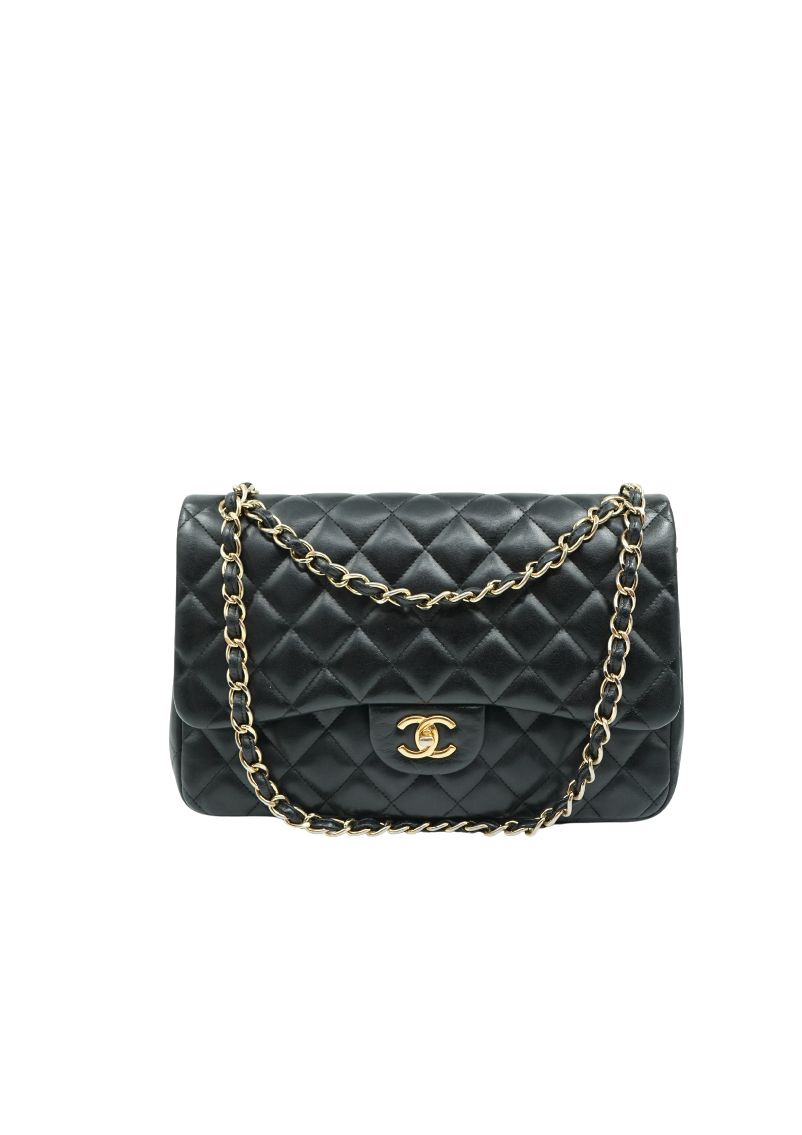 Chanel Double Flap Bag Jumbo Black