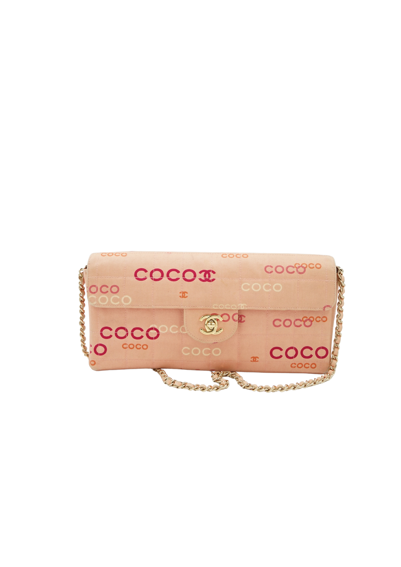 Chanel East West COCO Print Cotton Pink